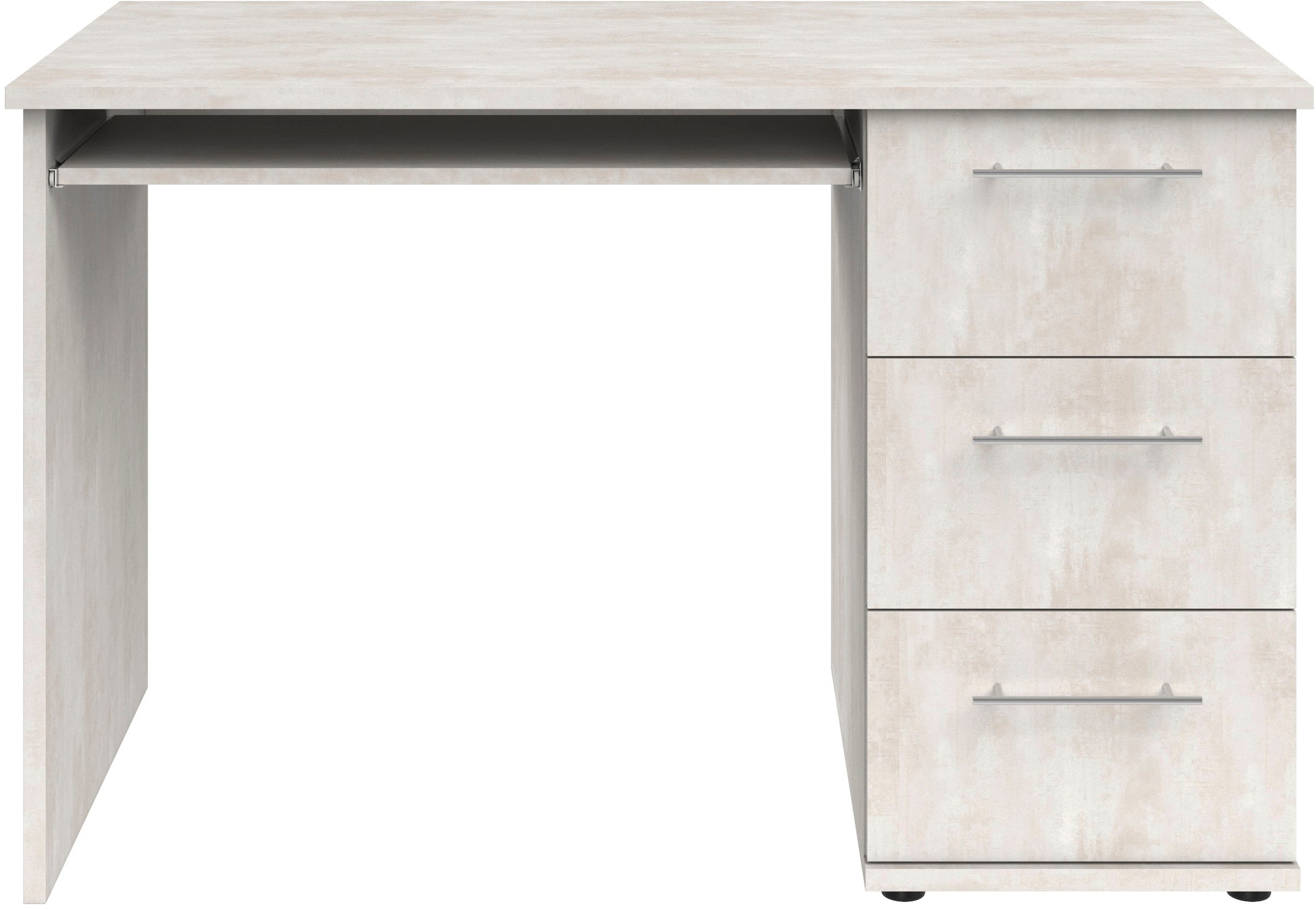VOGL Möbelfabrik Schreibtisch "Tobi, optional mit Tastaturauszug," mit 3 Sc günstig online kaufen