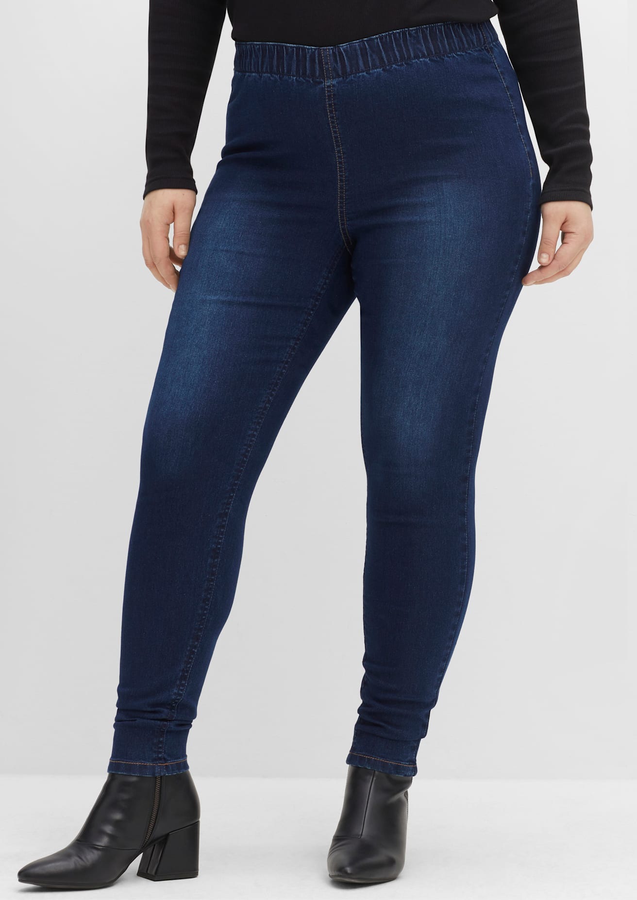 Sheego Jeansleggings 1 Stk. günstig online kaufen