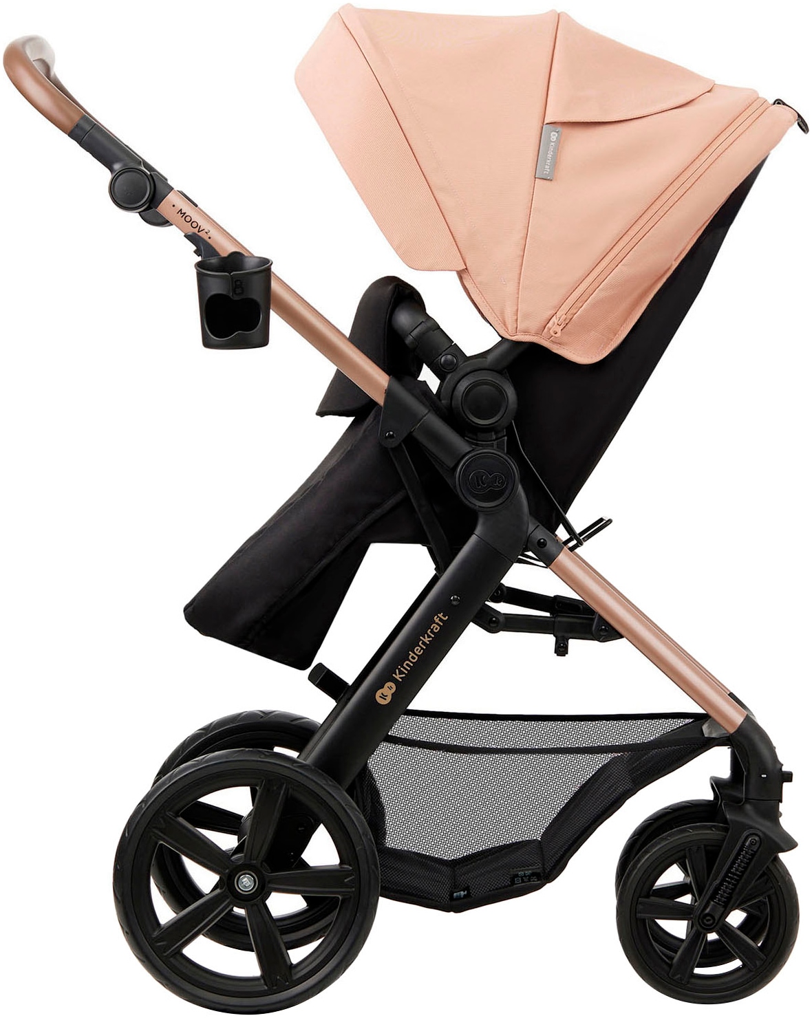Kinderkraft Kombi-Kinderwagen »MOOV 2 4in1 EVA«, 27 kg, mit EVA-Rädern