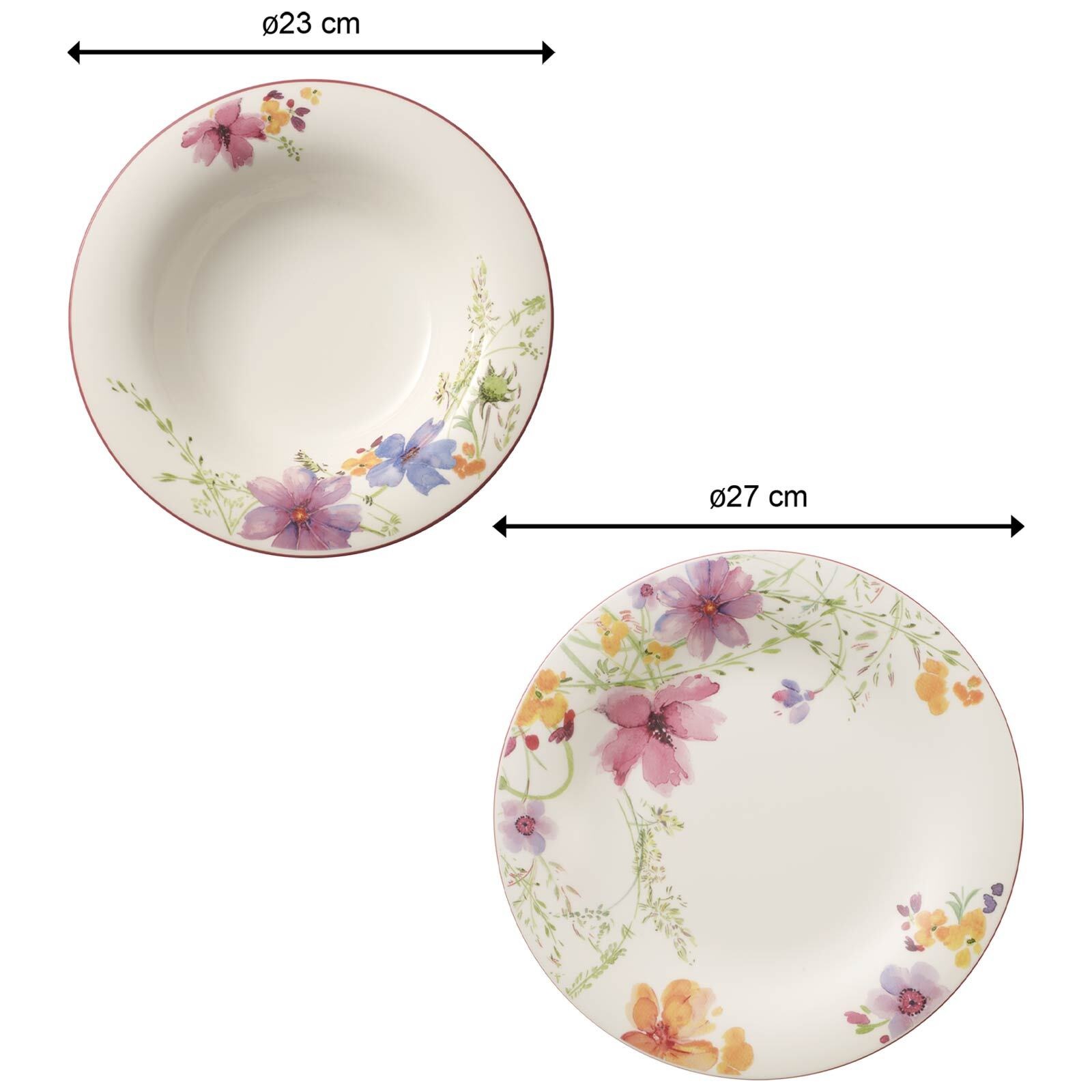 Villeroy & Boch Geschirr-Set »Tafel-Set Mariefleur Basic 12er Set bunt«