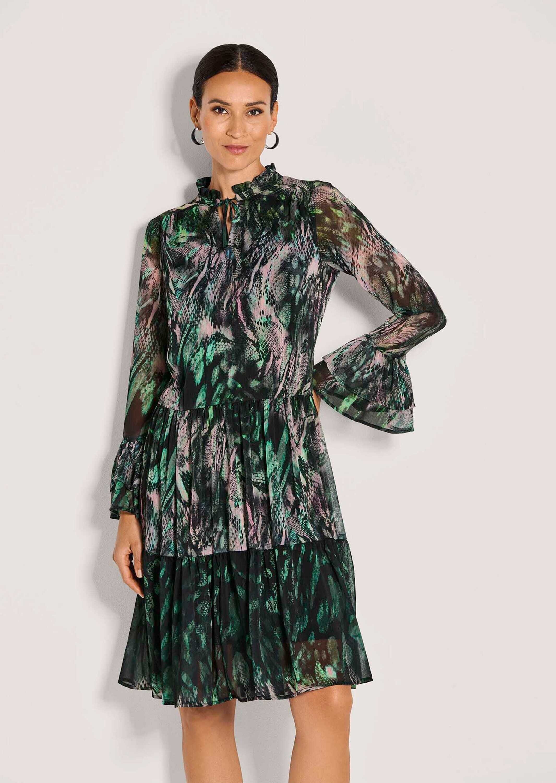 Thumbnail - MADELEINE Sommerkleid "Kleid Elegantes Stufenkleid mit All-Over-Print"