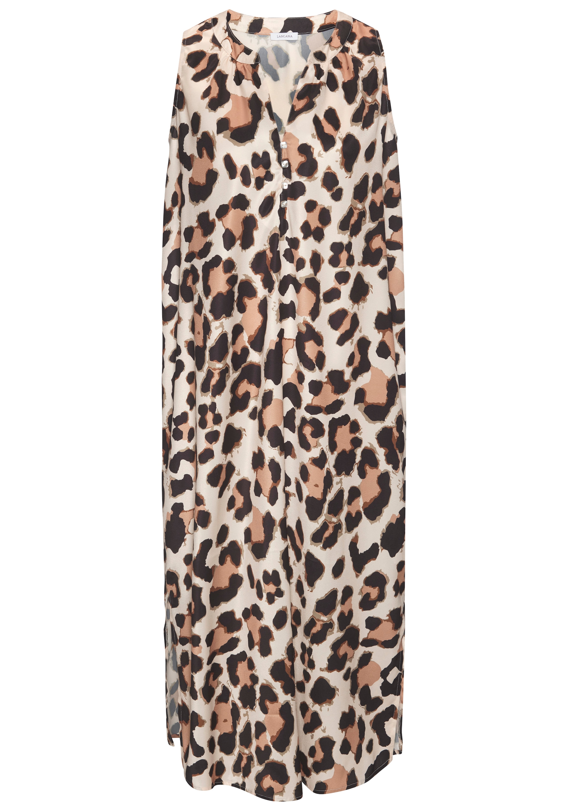 LASCANA Midikleid, mit Animalprint, legere Passform