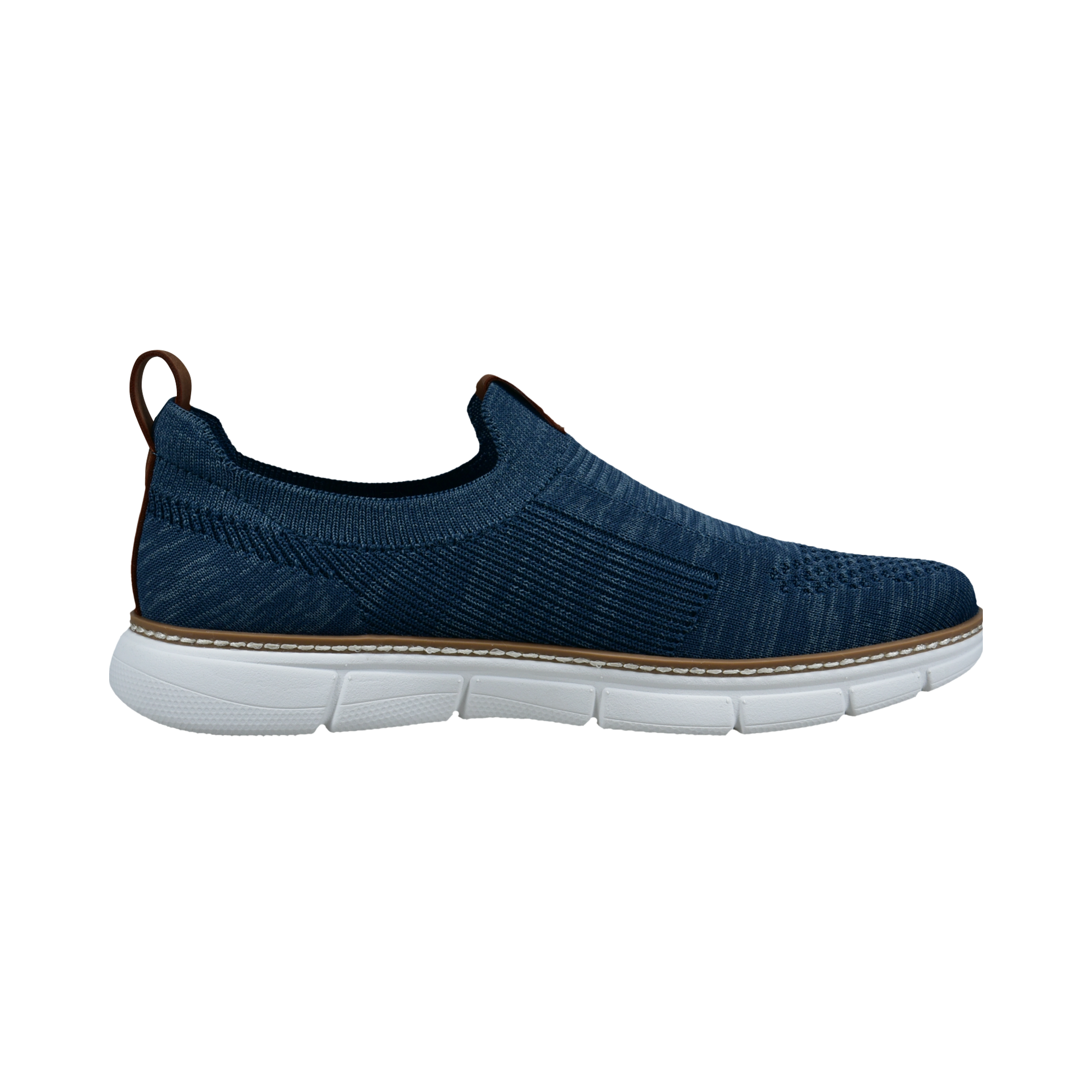 Slip-On Sneaker BUGATTI, Herren, Gr. 46, blau, Textil, meliert, Schuhe, Sock-Sneaker, Slipper, Freizeitschuh zum Schlupfen 3