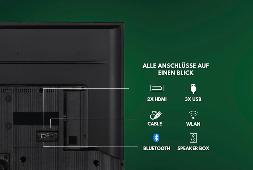 Hanseatic QLED-Fernseher »65Q850UDS«, 4K Ultra HD, Android TV