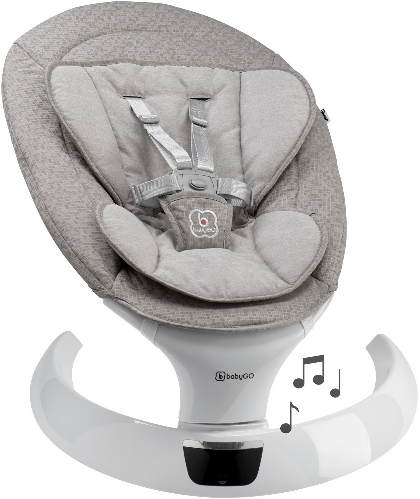 BabyGo Babywippe »Swing« bis 9 kg mit Fernbedienung, Musik, Schaukelfunktion