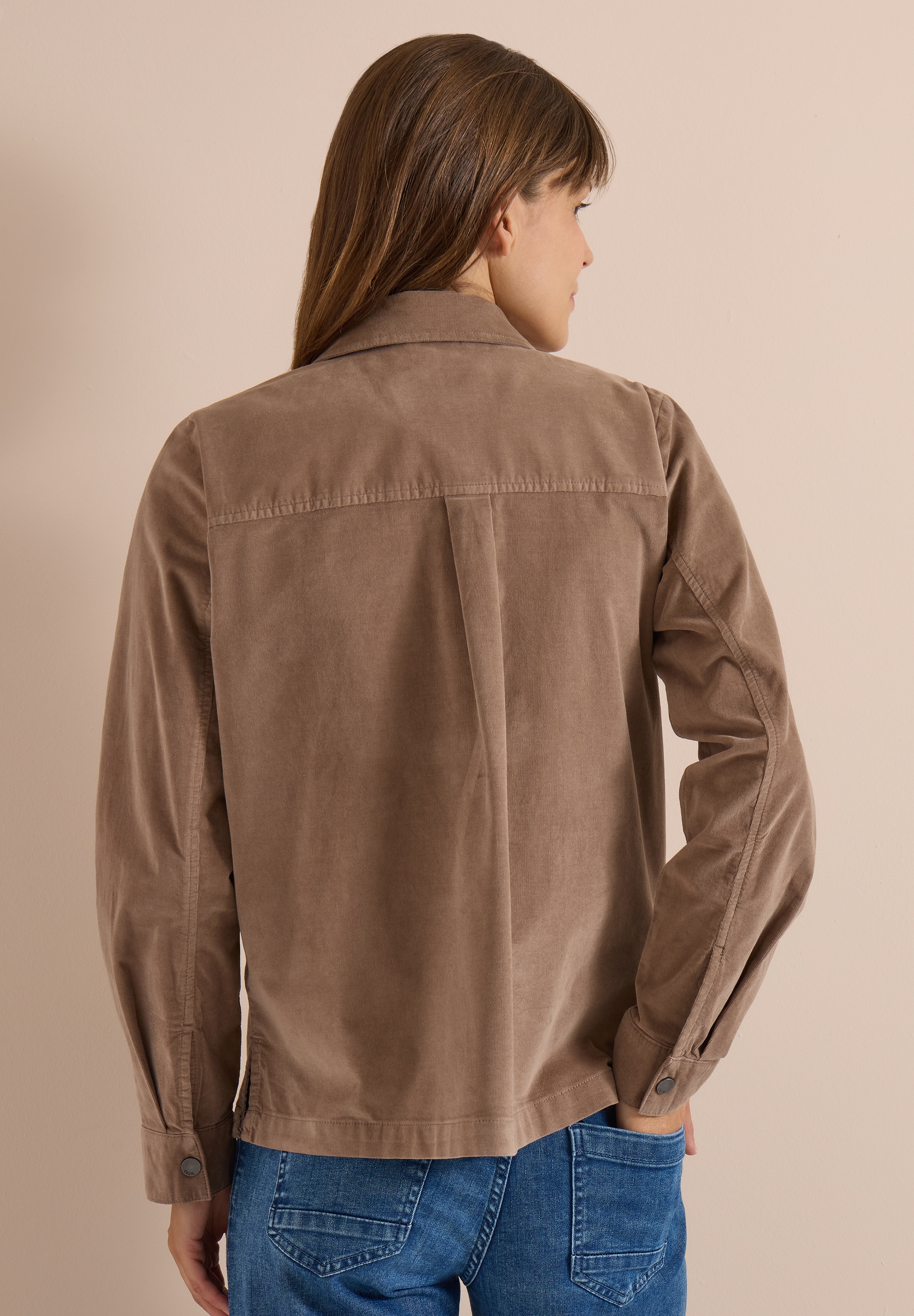 Cecil Kurzjacke ohne Kapuze in Cord-Optik