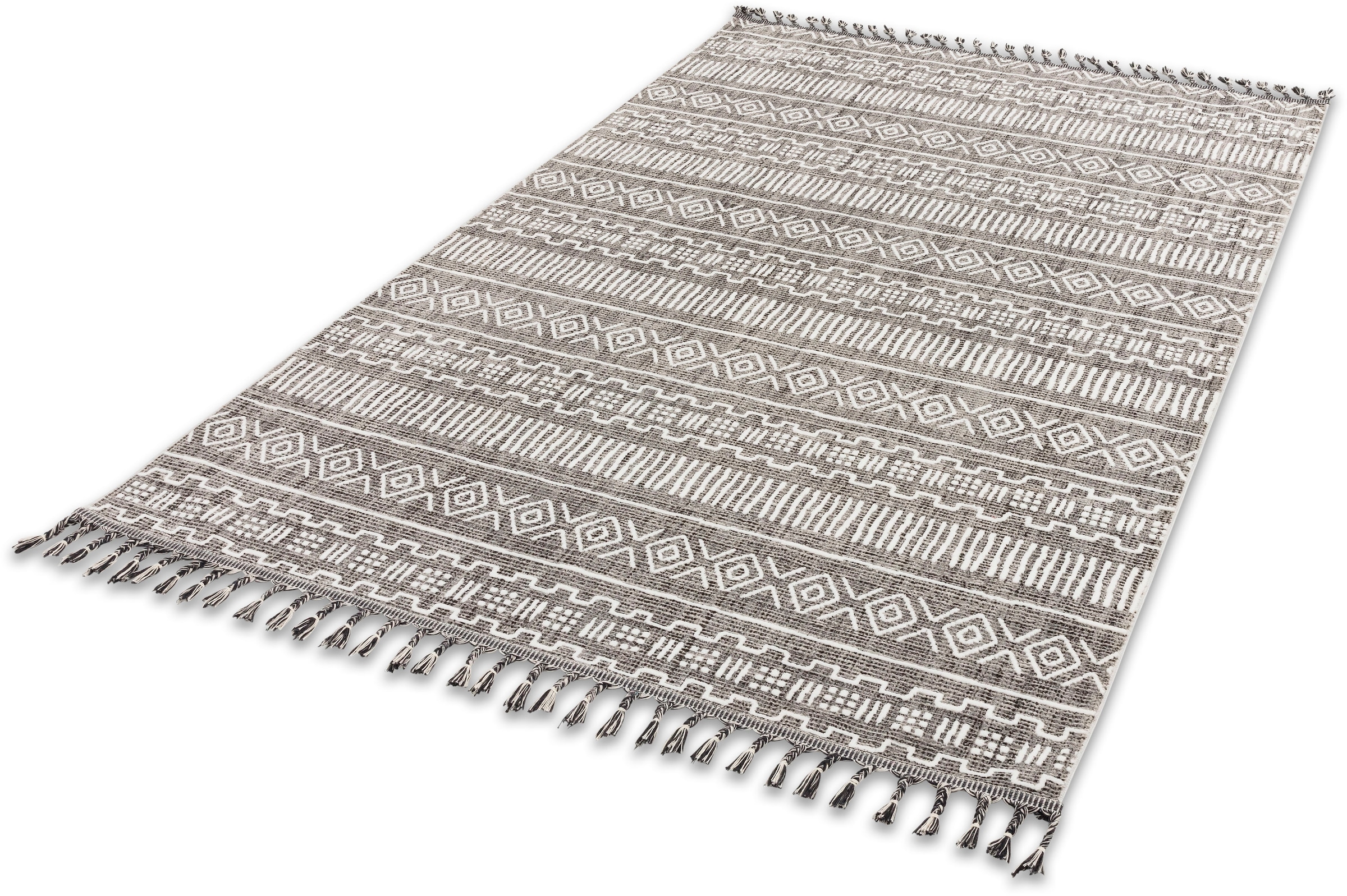 Teppich »Ravenna Rechnung auf BAUR Kurzflorteppich Fransen | mit ASTRA 6634 eleganter 224«, rechteckig,