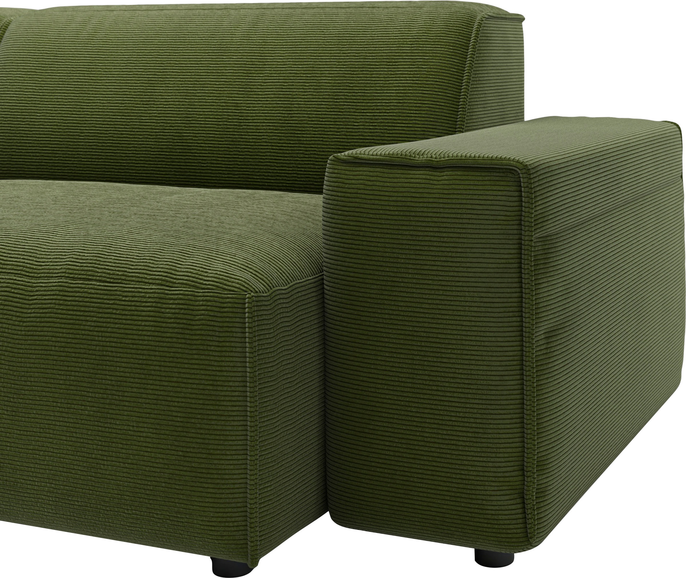 andas Big-Sofa »Glimminge  auch in Breitcord, Feincord + Easy care-Bezug,«, besondere Kedernähte Zierkissen