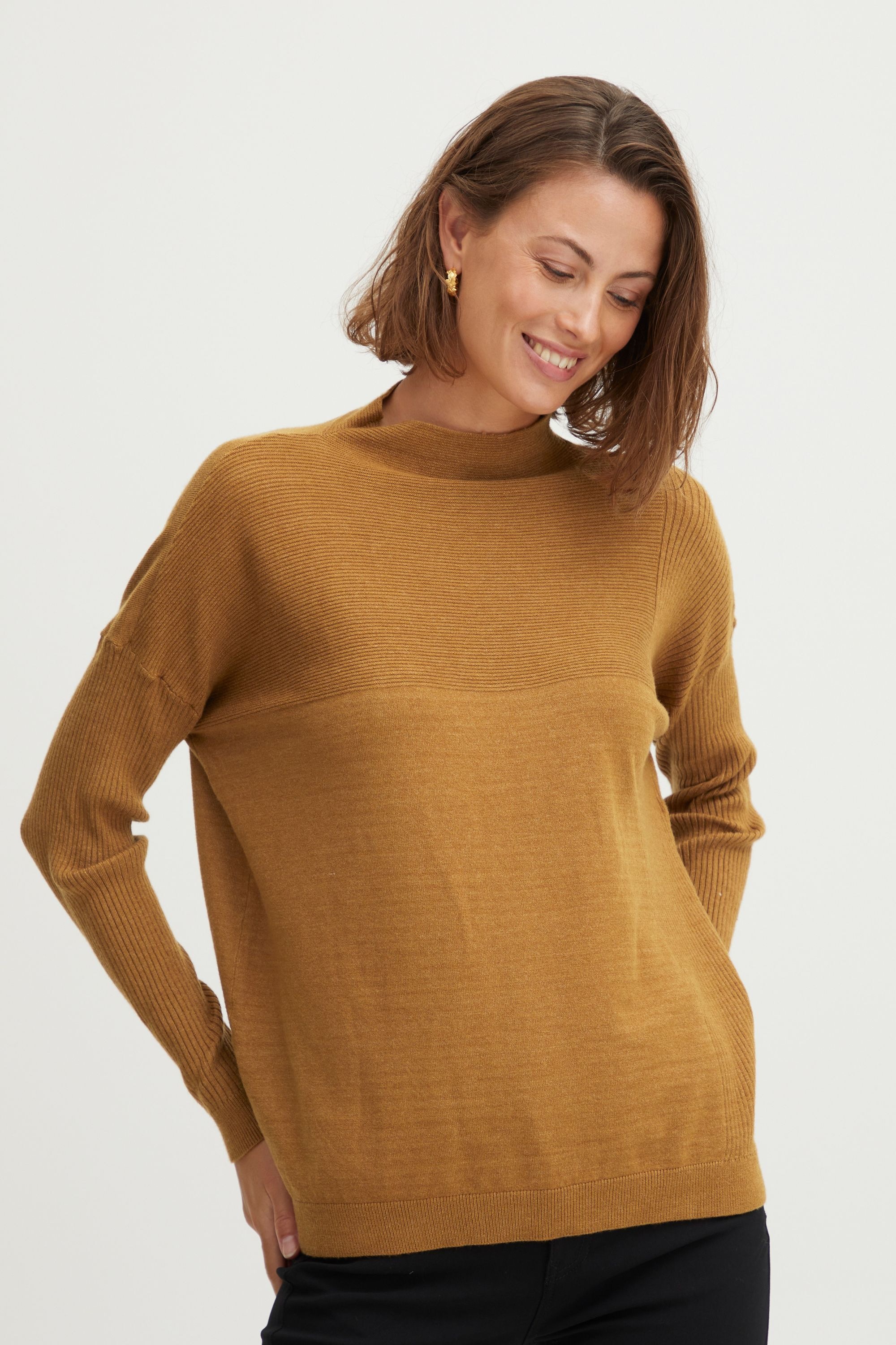 fransa Strickpullover »Strickpullover FRCemelange«