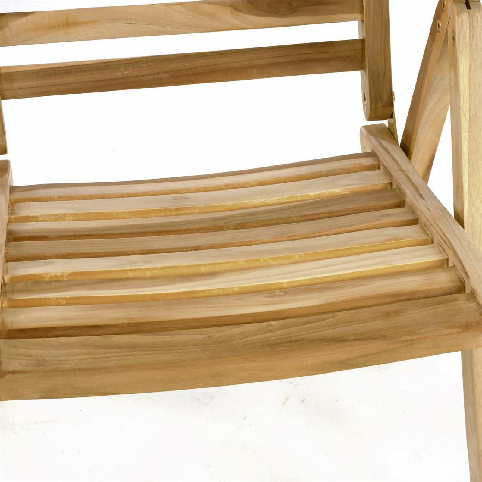 VCM Gartenstuhl »Gartenstuhl Hochlehner Klappstuhl Holz Teak«