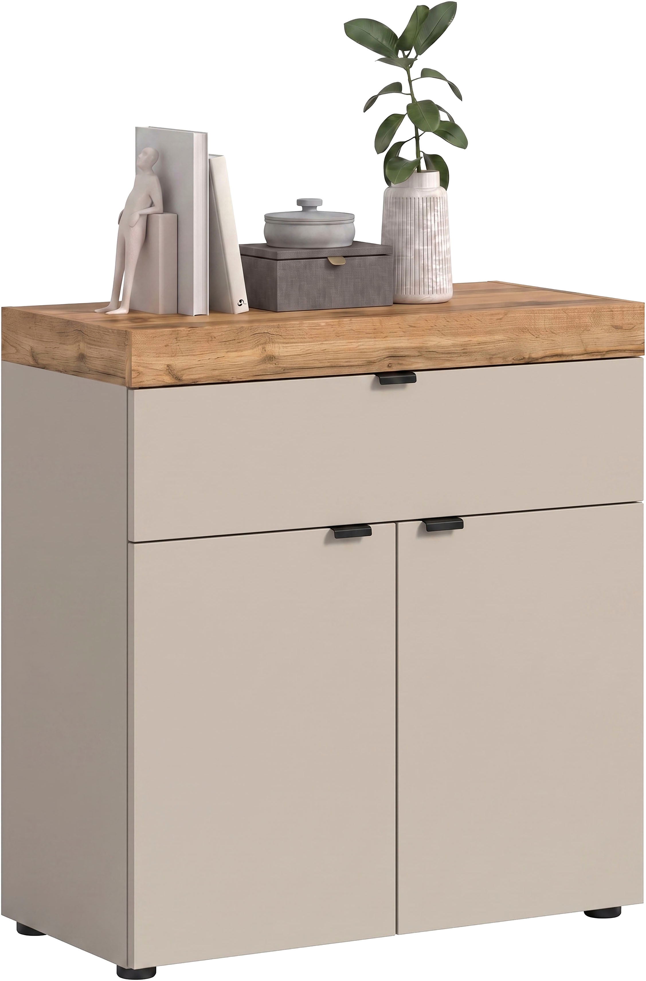 OTTO home Kommode "MAMBO II, Breite 77cm, 2 Türen, 1 Einlegeboden, 1 Schubkasten" 1 Stk. tlg. Kommode, Anrichte, Wohnzimmer, Schlafzimmer