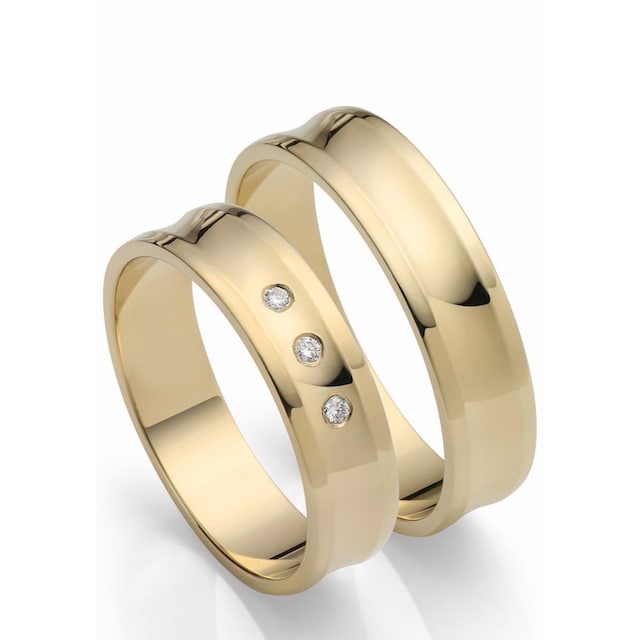 Firetti Trauring »Schmuck Geschenk Gold 375 Hochzeit Ehering \