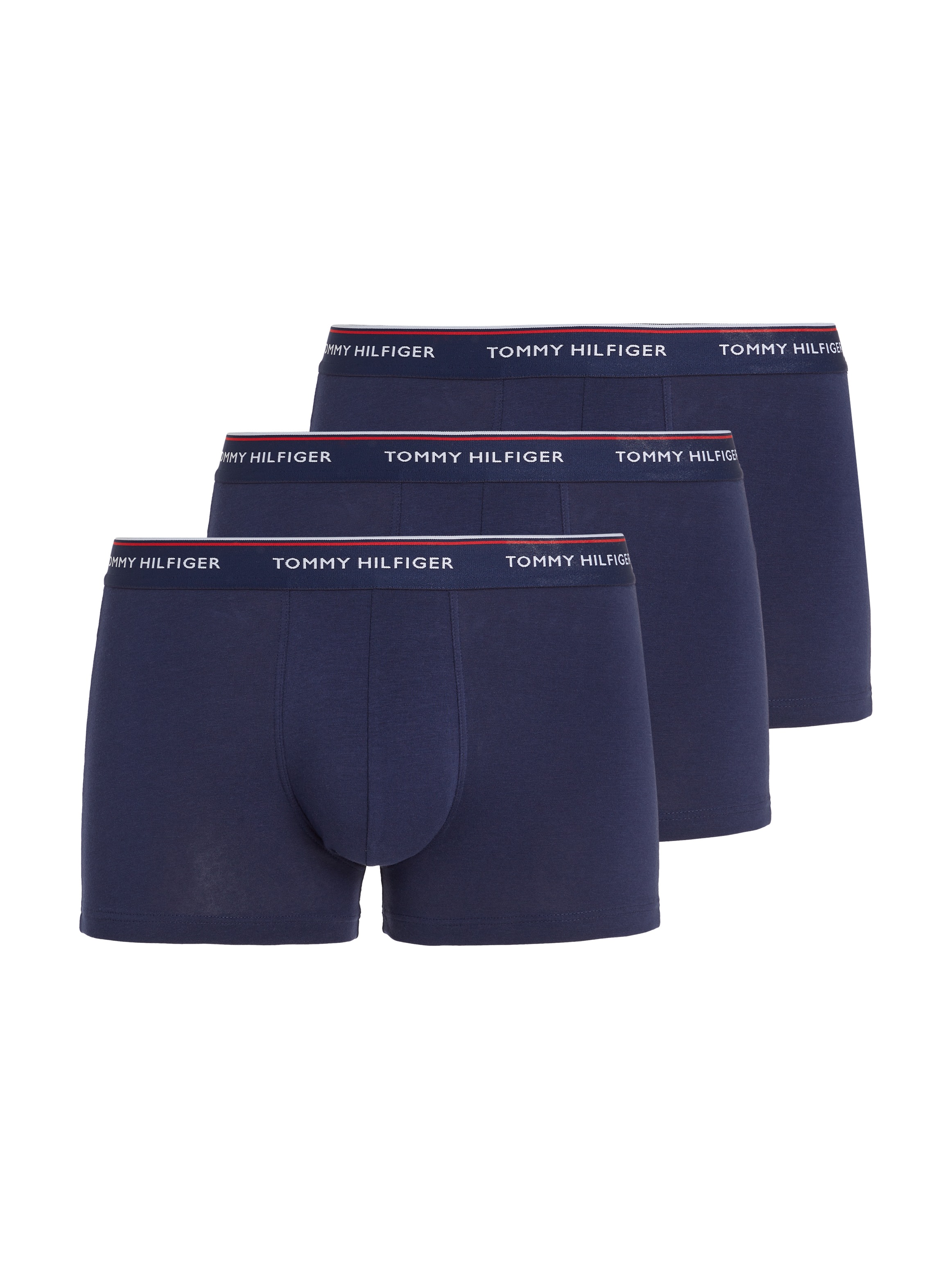 Tommy Hilfiger Underwear Webboxer, (3 St.), mit Streifen und Logo-Schriftzug im Webbund