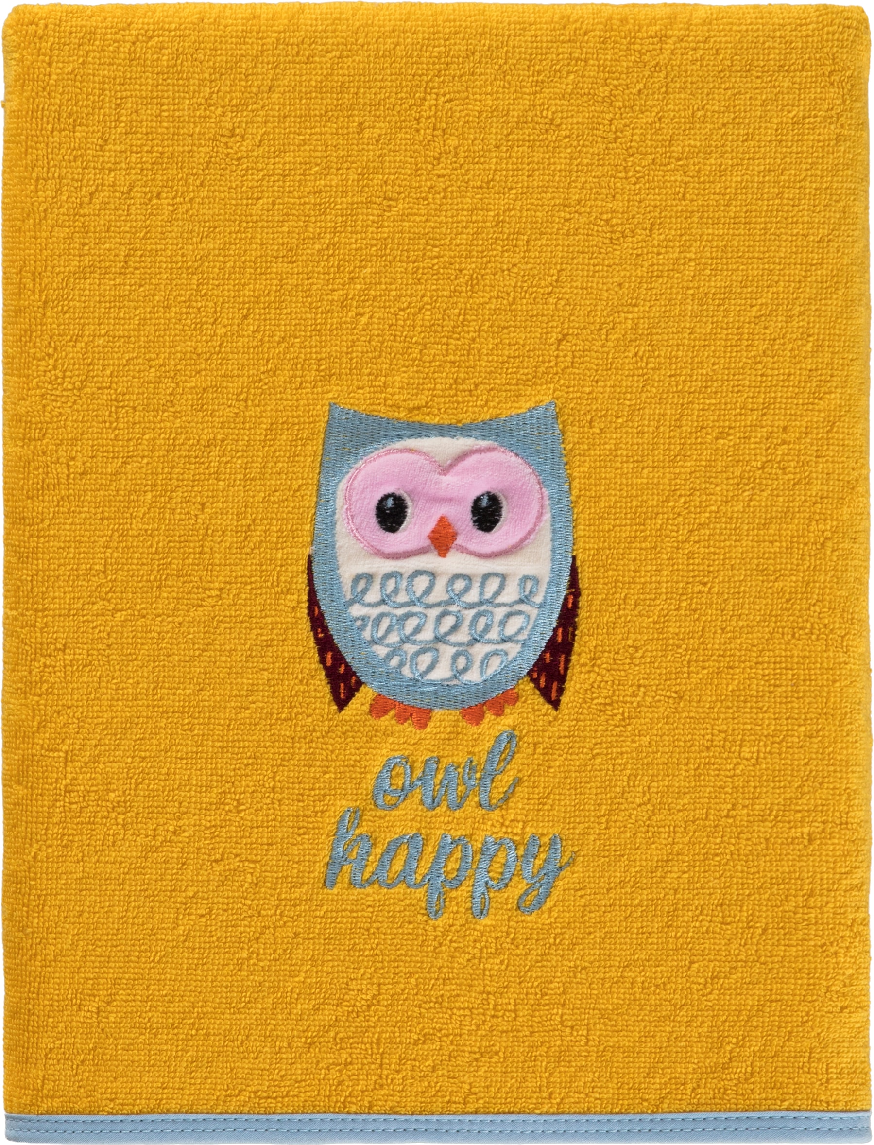 Egeria Duschtuch "OWL" mit Eulen Applikation
