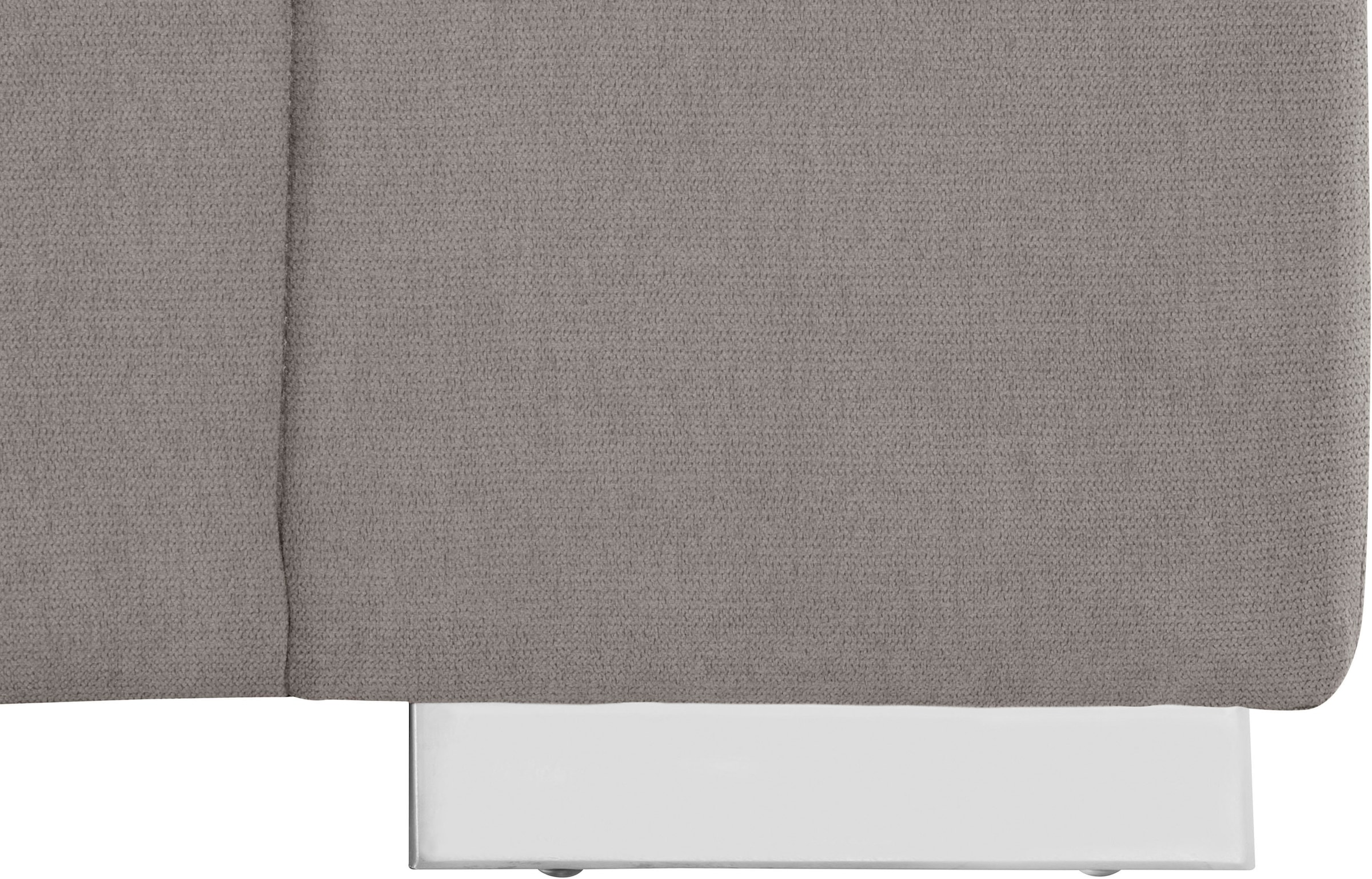COTTA Ecksofa »Orion L-Form«, mit Kopfteilverstellung & 3 Nierenkissen