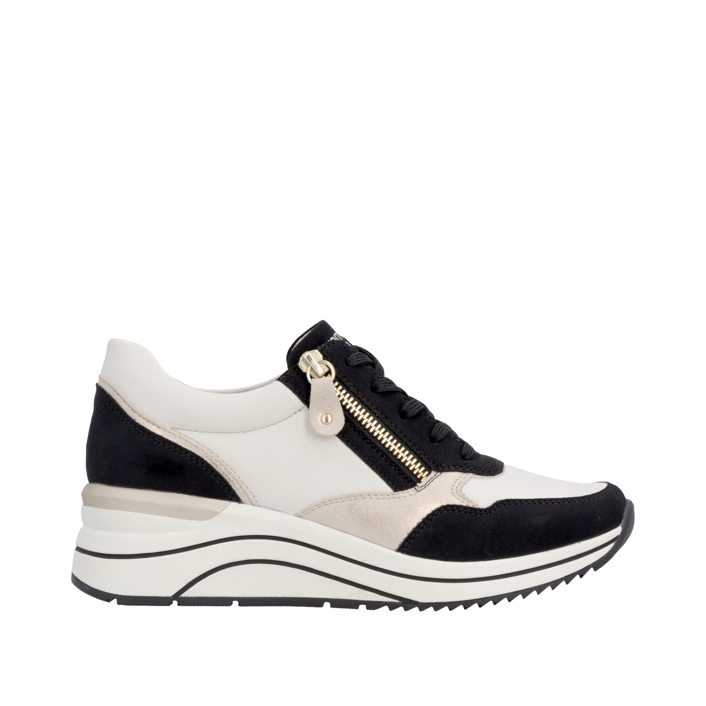 Remonte Keilsneaker  , Freizeitschuh, Halbschuh, Schnürschuh, vegane Verarbeitung