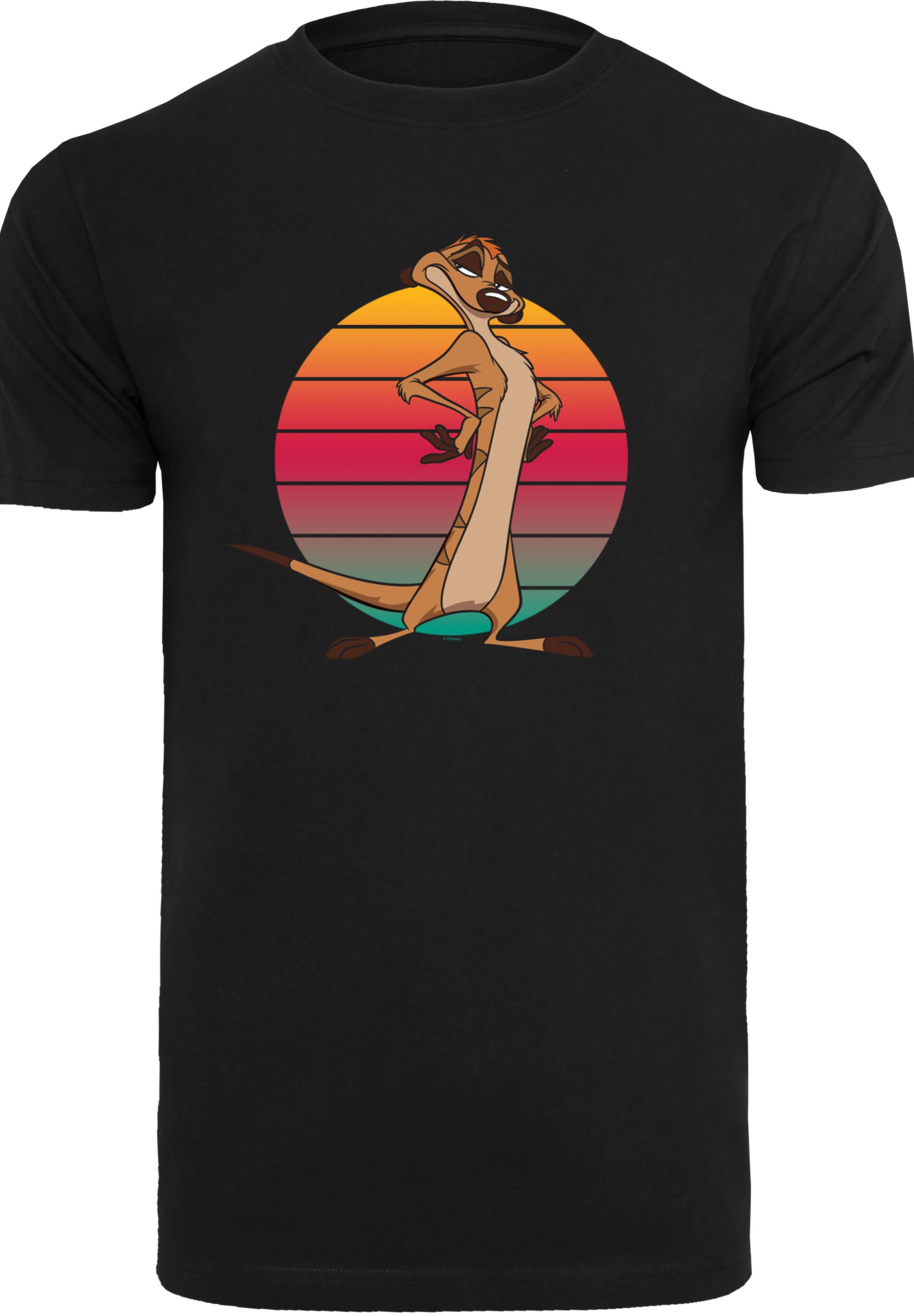 F4NT4STIC T-Shirt »Disney König der Löwen Timon Sunset«, Print