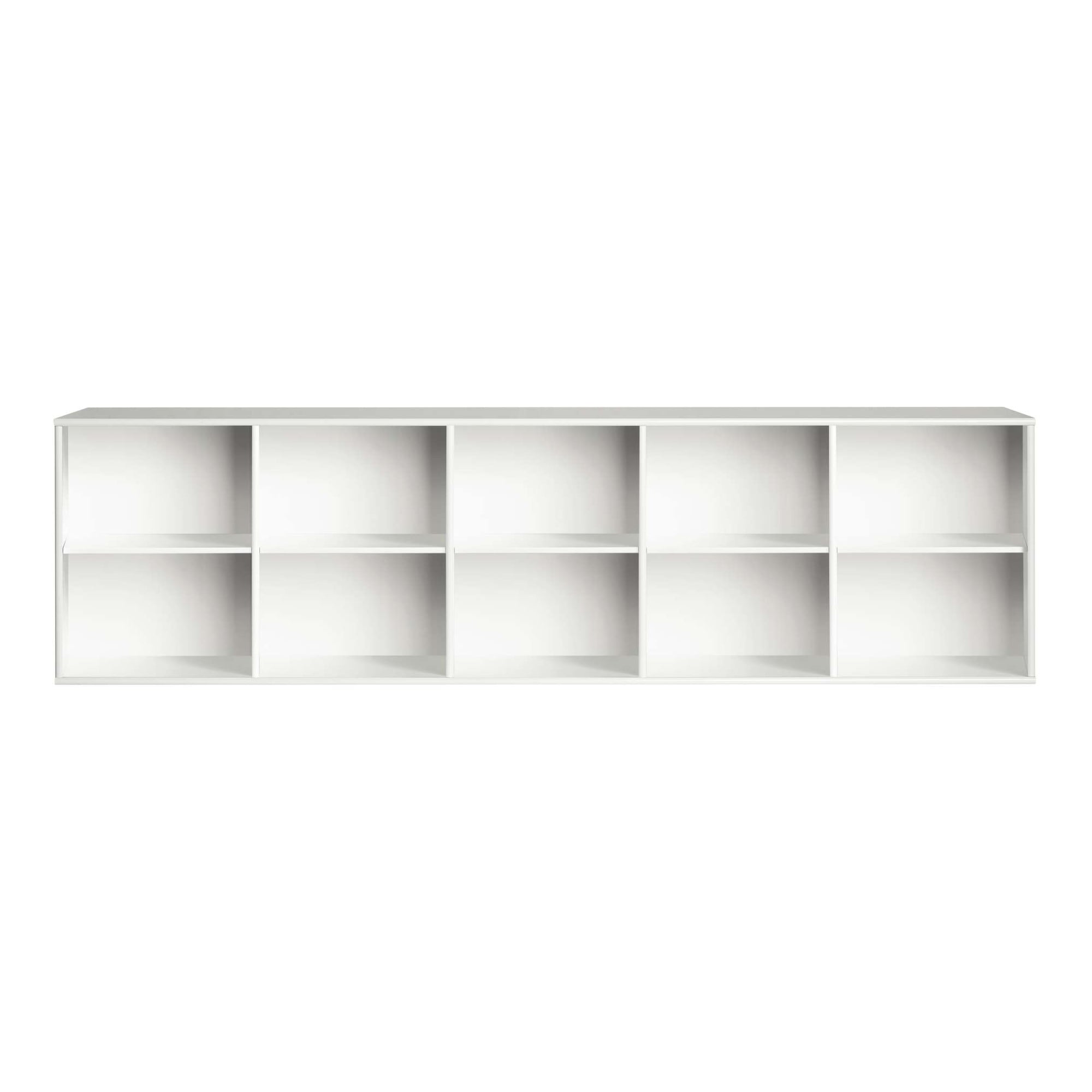 Hammel Furniture "Mistral, Hochwertig Bücherregal, Lowboard, hängend/stehend montierbar" mit 5 verstellbare Einlegeböden, B: 220 cm, anpassungsbar Designmöbel