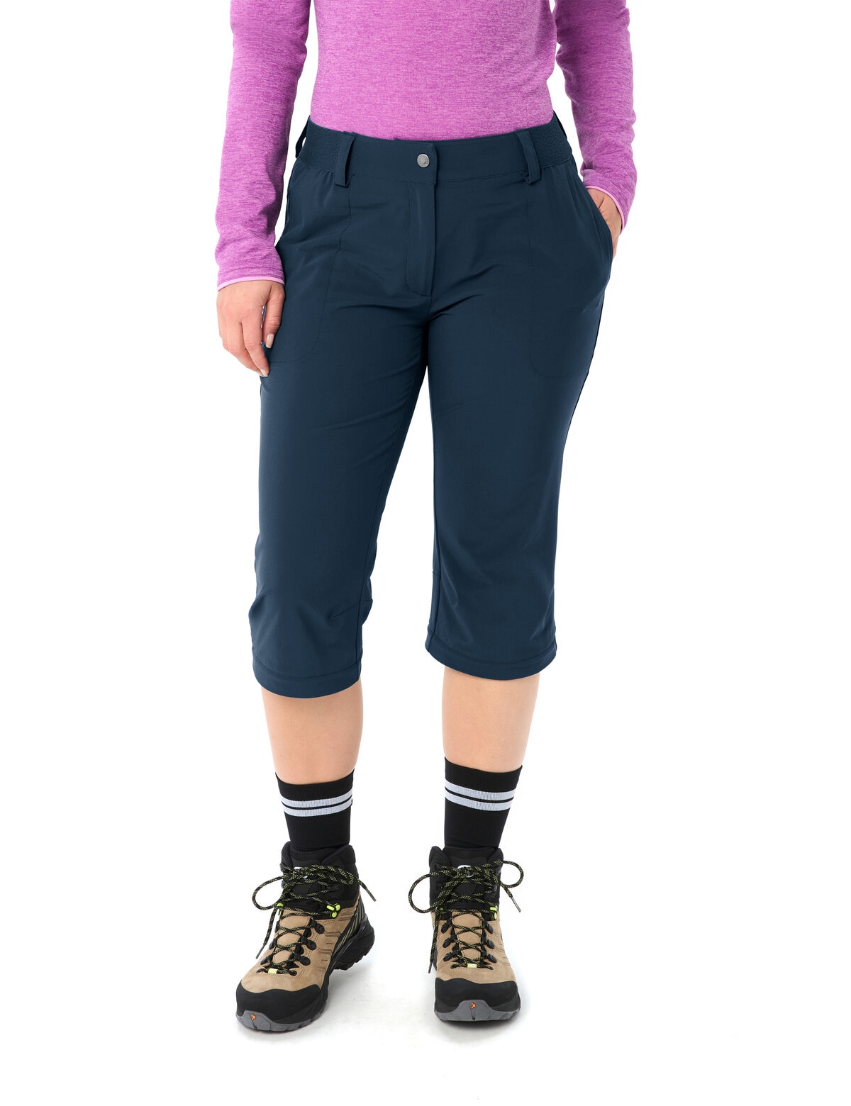 VAUDE Zip-off-Hose "WOMENS FARLEY STRETCH ZO CAPRI PANTS" bequeme Passform, günstig online kaufen