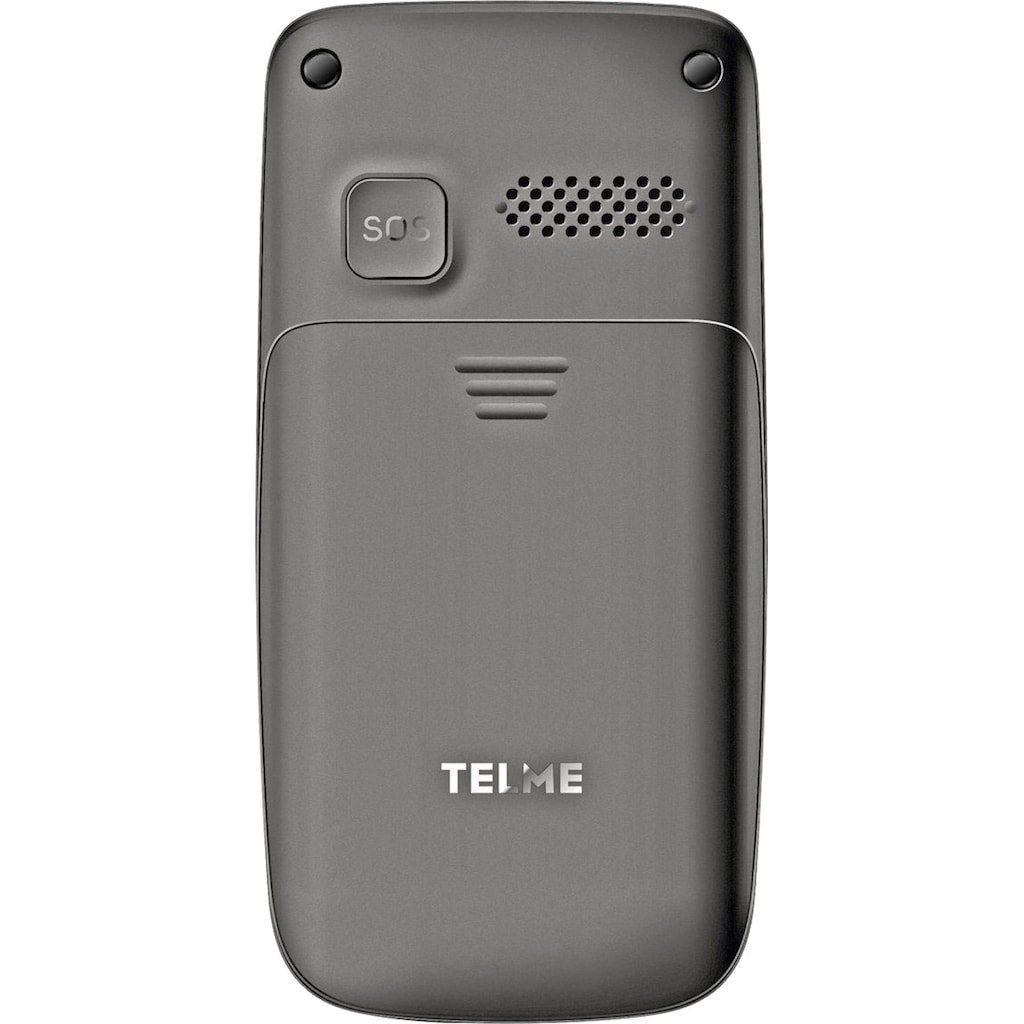 Telme Handy »X200«, grau, 6,1 cm/2,4 Zoll, 8 GB Speicherplatz