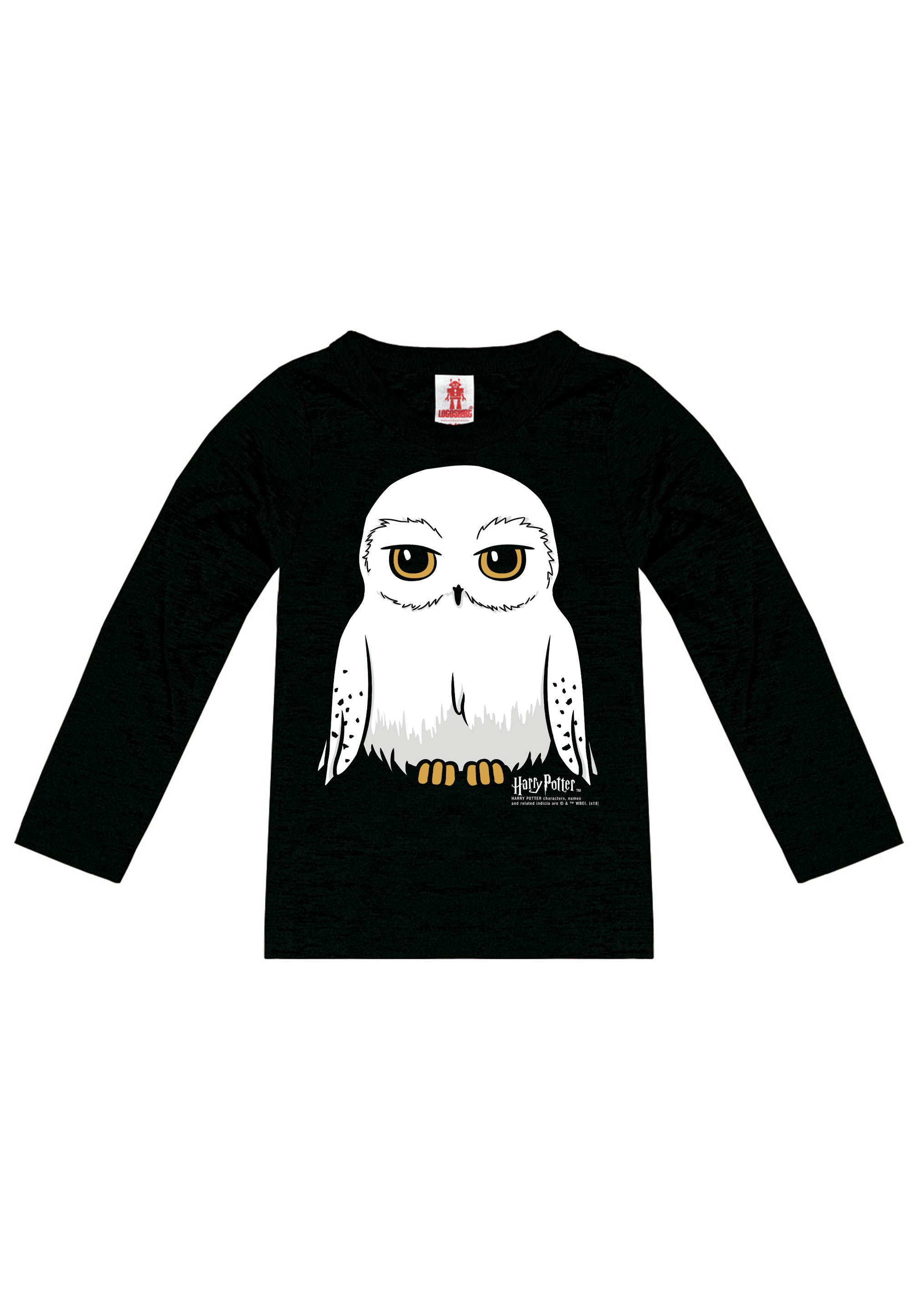 Thumbnail - LOGOSHIRT Langarmshirt "Harry Potter - Hedwig" mit coolem Print