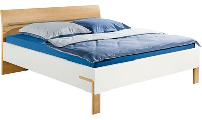 hülsta Bett »DREAM«, Breite 180 cm, mit schön geformten Kopfteil in Natureiche Furnier kaufen