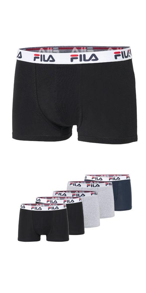 Fila Boxershorts "MAN BOXER SHORTS", (5er Pack), mit Logobund günstig online kaufen