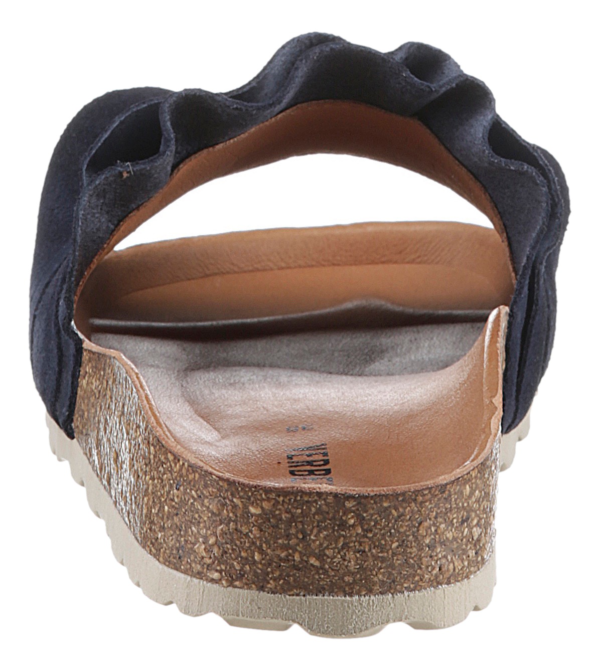 VERBENAS Pantolette "Rocio Roda" Sommerschuh, Flat mit geschwungenen Lasche günstig online kaufen