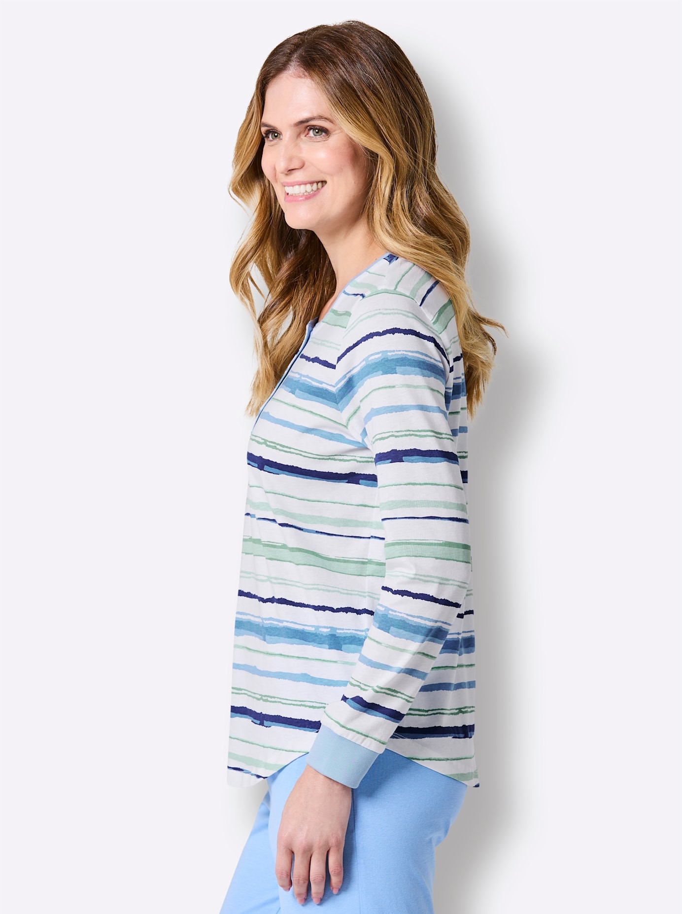 wäschepur Pyjamaoberteil »Schlafanzug-Shirt« 1