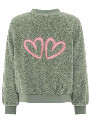 Zwillingsherz Bomberjacke »"Good Vibes"« ohne Kapuze große Herzen auf dem Rücken