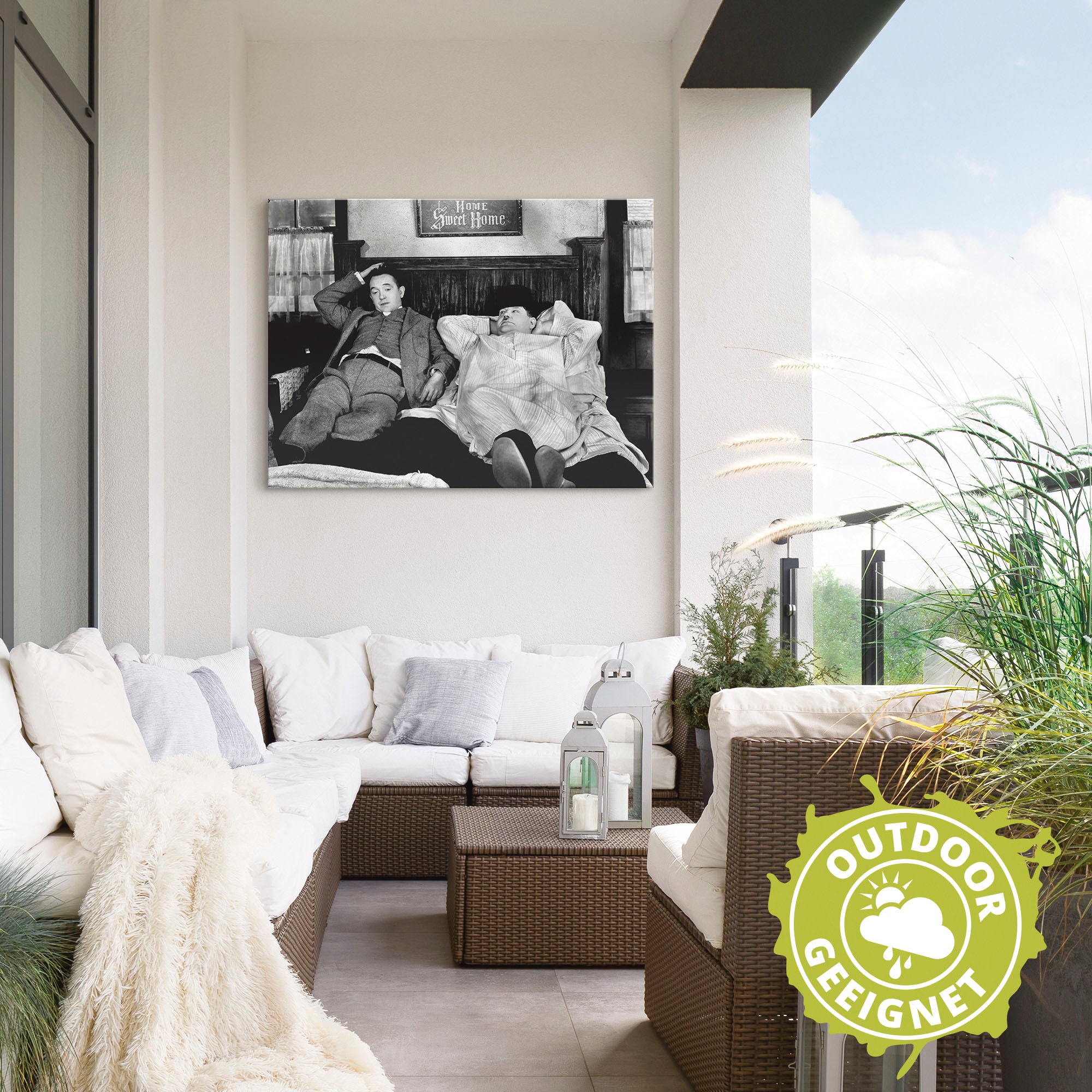 Artland Wandbild »Dick und Doof I«, Stars, (1 St.), als Alubild, Outdoorbild, Leinwandbild, Poster, Wandaufkleber
