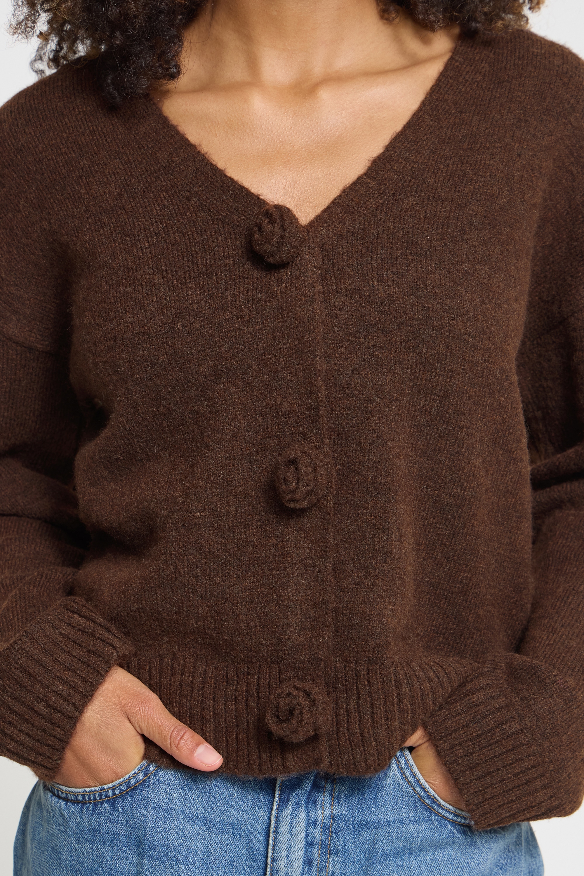 Ichi Strickjacke »Damen Langarm IHPOVOKE«