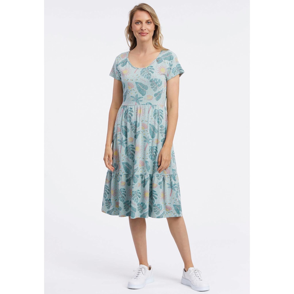 Ragwear Shirtkleid »WAYVERLY«, mit floralem und sommerlichen Allover Druck