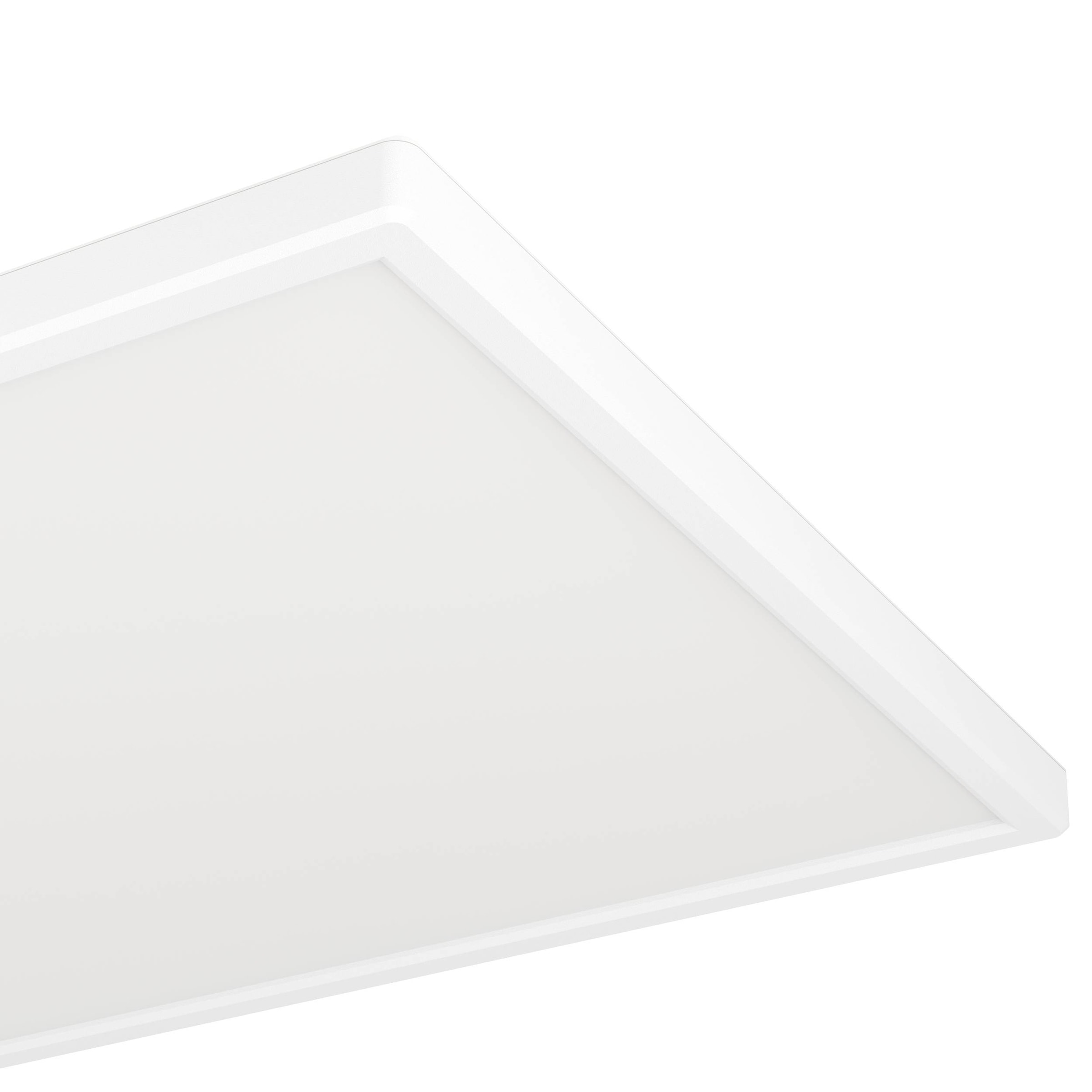 EGLO Deckenleuchte »Rovito-Z Deckenlampe, ZigBee 3.0, Kunststoff, Badezimmerlampe, IP44« LED-Modul 1 Stk. Kaltweiß | RGB Wand-/Deckenleuchte - L57 x B30 x H3 cm - weiß - 17,2W inkl.
