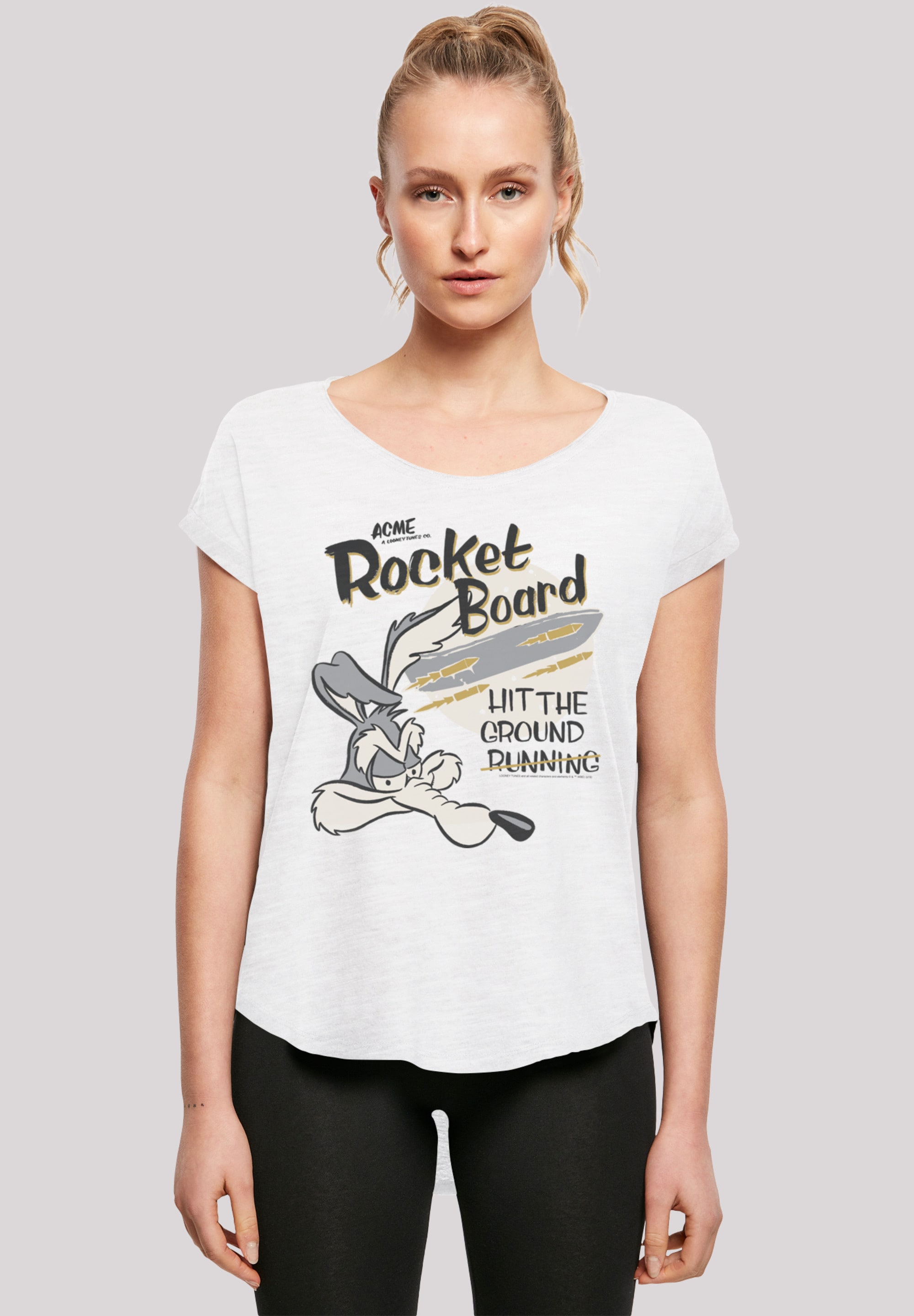 F4NT4STIC T-Shirt "Looney Tunes Wile E Rocket Board Cartoon", Print günstig online kaufen