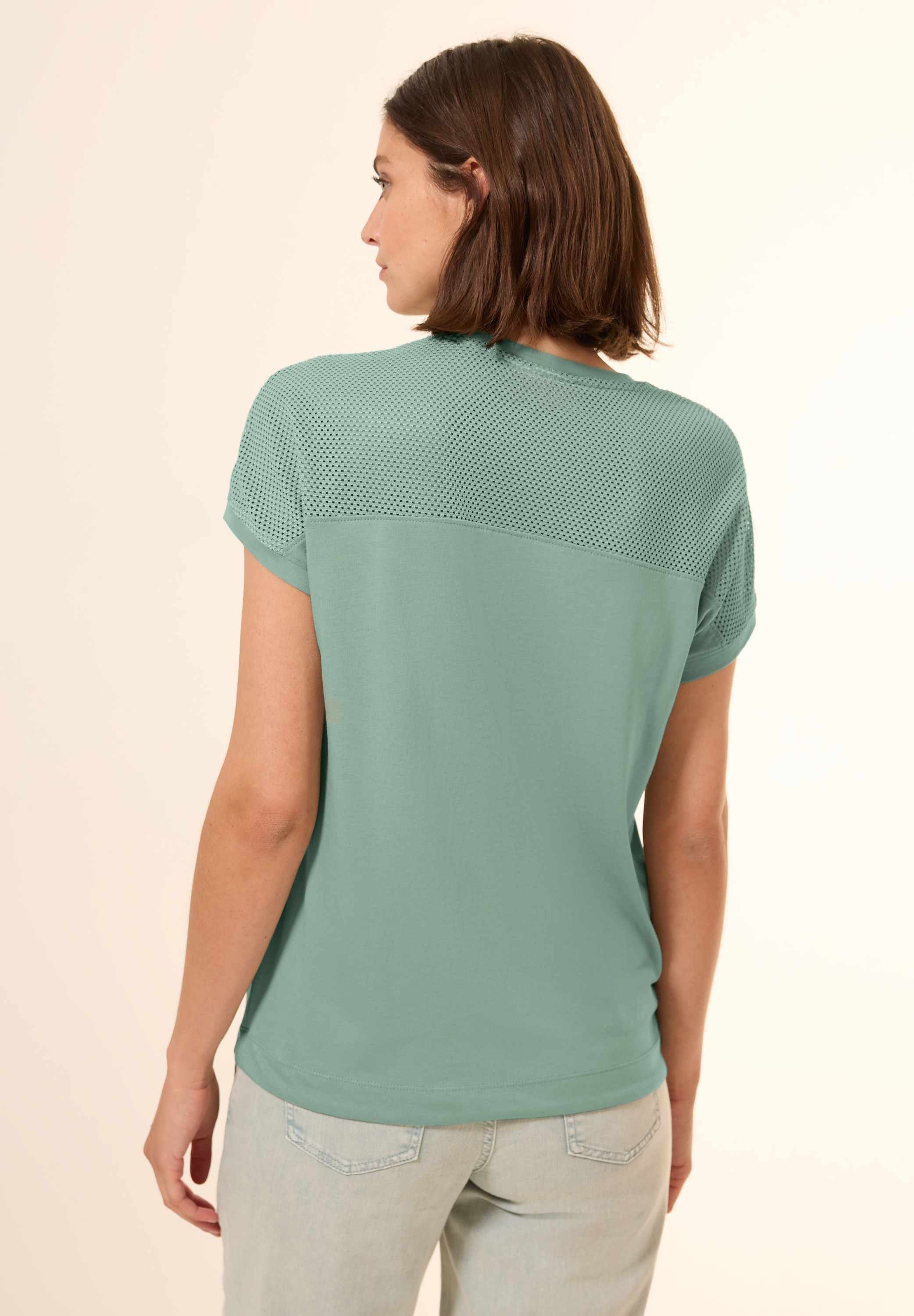 Cecil T-Shirt, mit Meshdetail