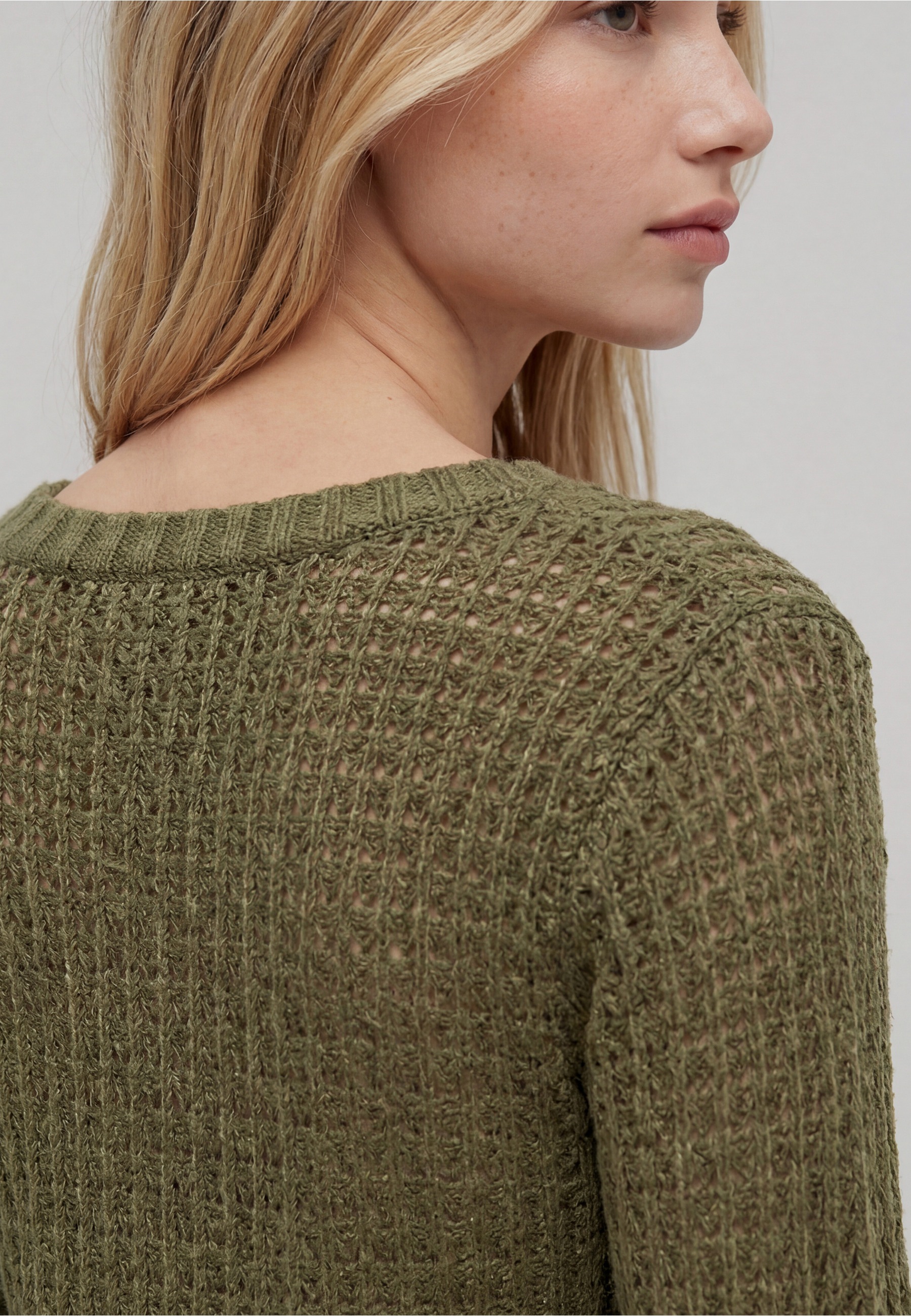 URBAN CLASSICS Rundhalspullover »Urban Classics Damen Ladies Long Wideneck Sweater« 1 Stk.