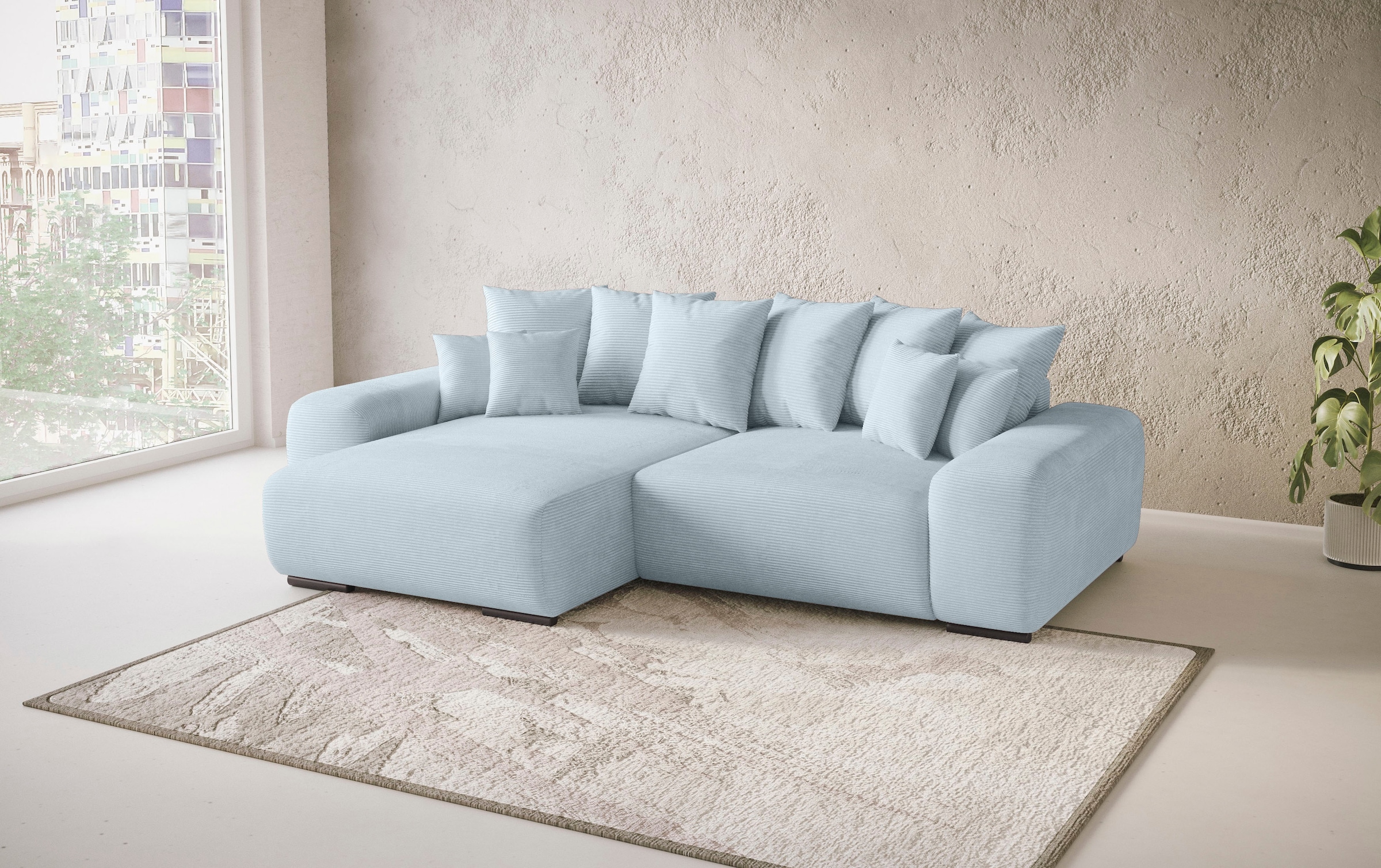 Mr. Couch Ecksofa "Sundance L-Form", Dauerschläfer mit EasyBett-Schlaffunkt günstig online kaufen