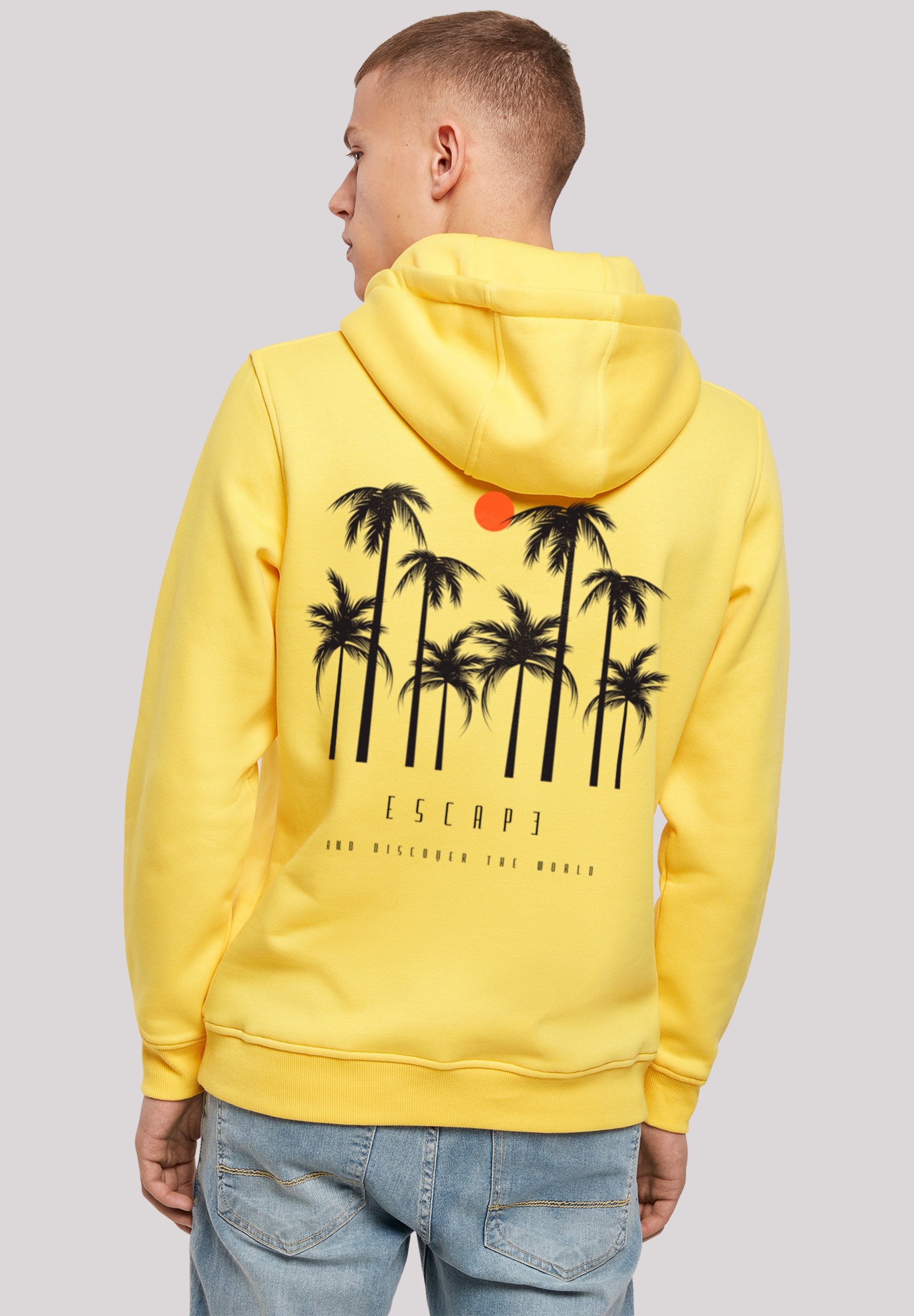 F4NT4STIC Kapuzenpullover "Escape Discover the World Palm Trees", Discover günstig online kaufen