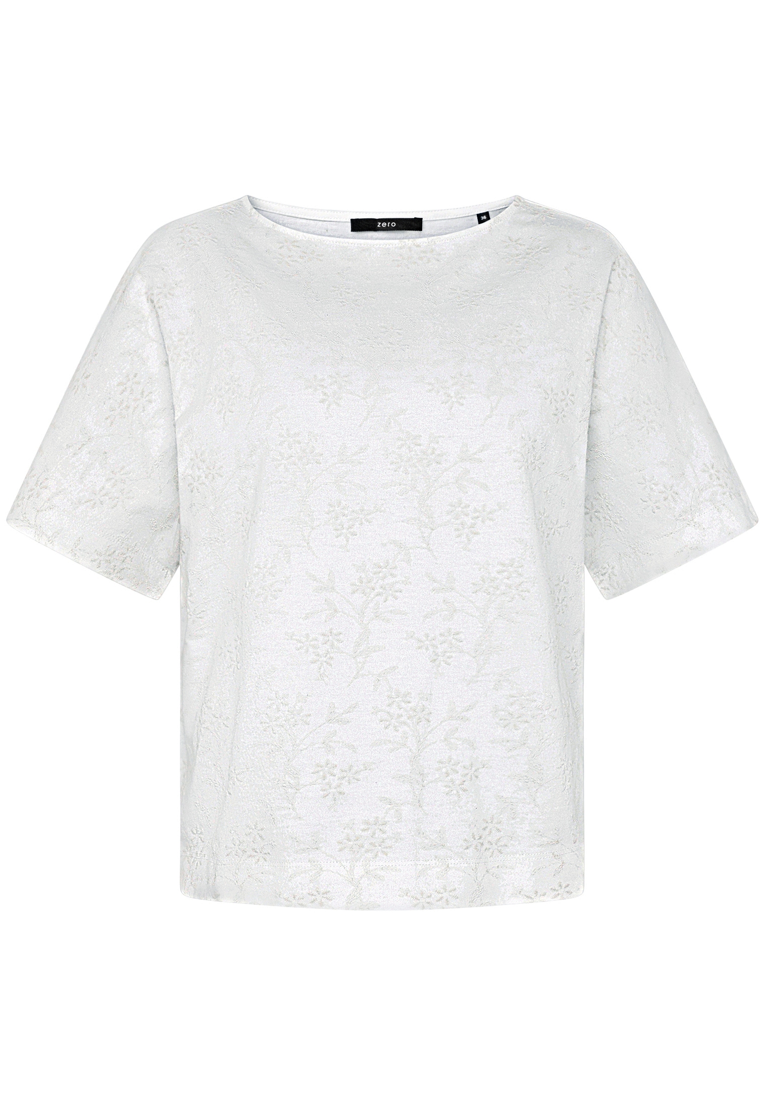 Zero Kurzarmshirt »Damen mit Stickerei« 1 Stickerei