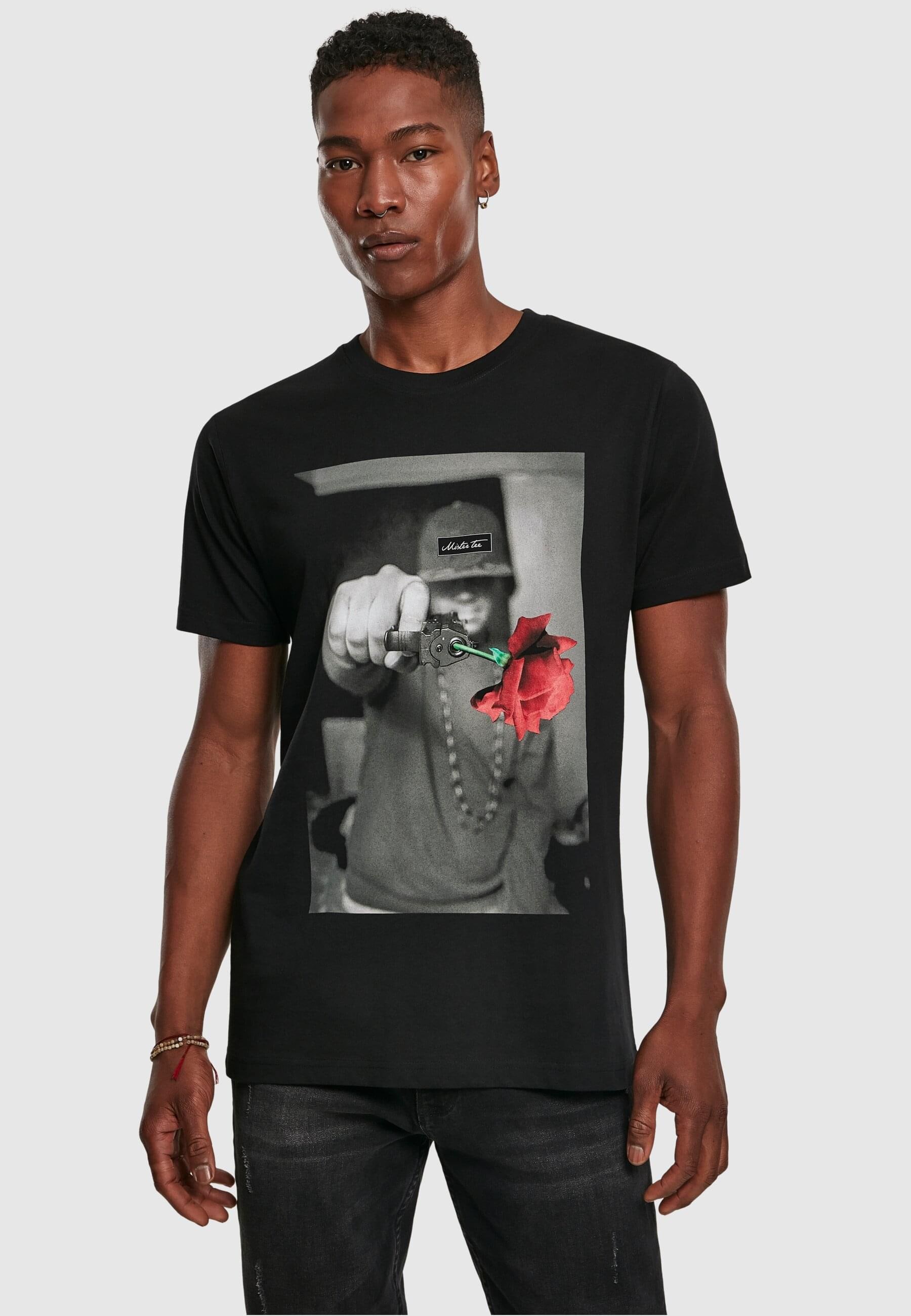 MisterTee T-Shirt »MisterTee Herren Mister Tee Pistol Rose Tee«, (1 tlg.)