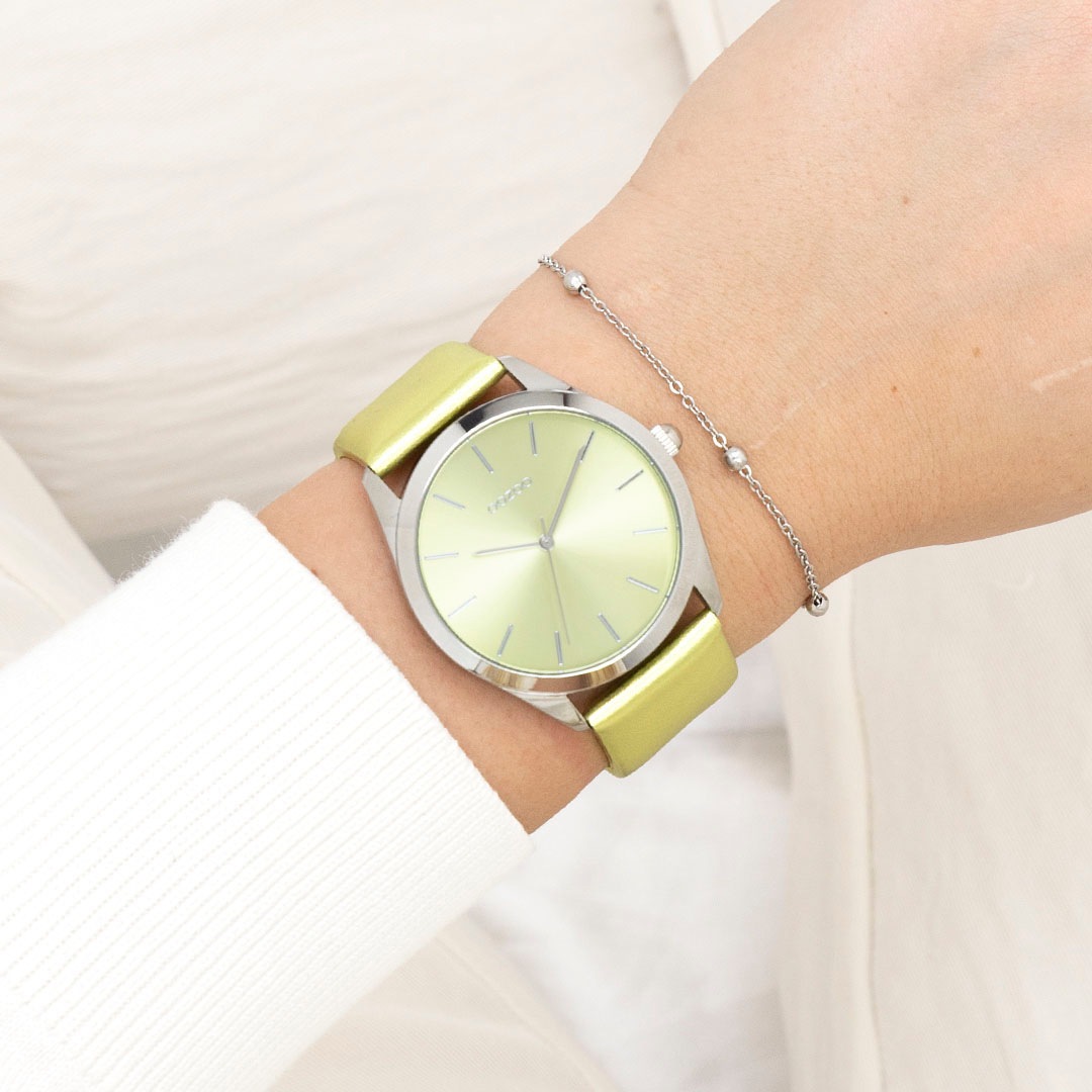 OOZOO Quarzuhr, Armbanduhr, Damenuhr, Herrenuhr, Lederarmband, analog