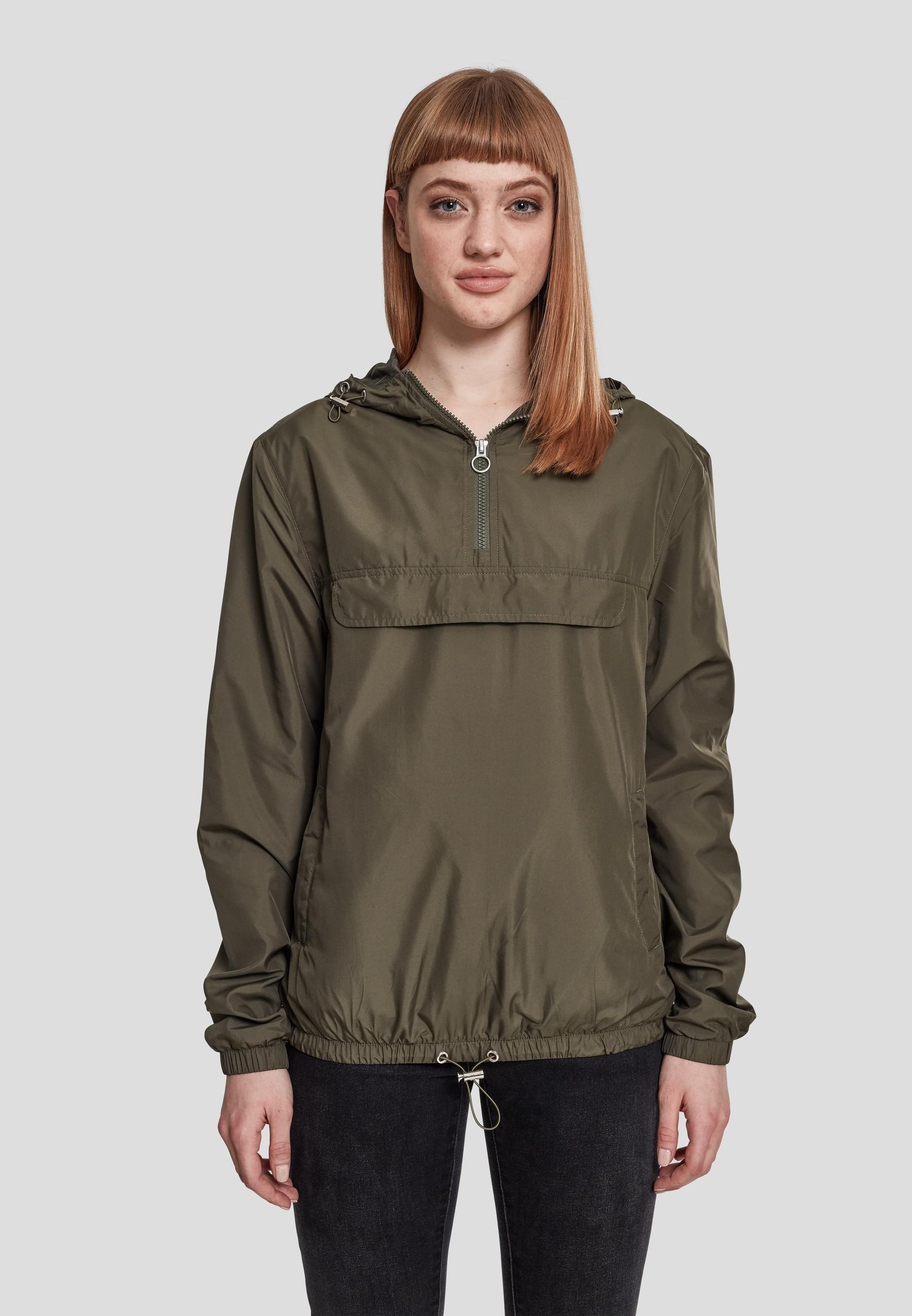 URBAN CLASSICS Allwetterjacke »Urban Classics Damen Ladies Basic Pull Over Jacket«, (1 St.), mit Kapuze