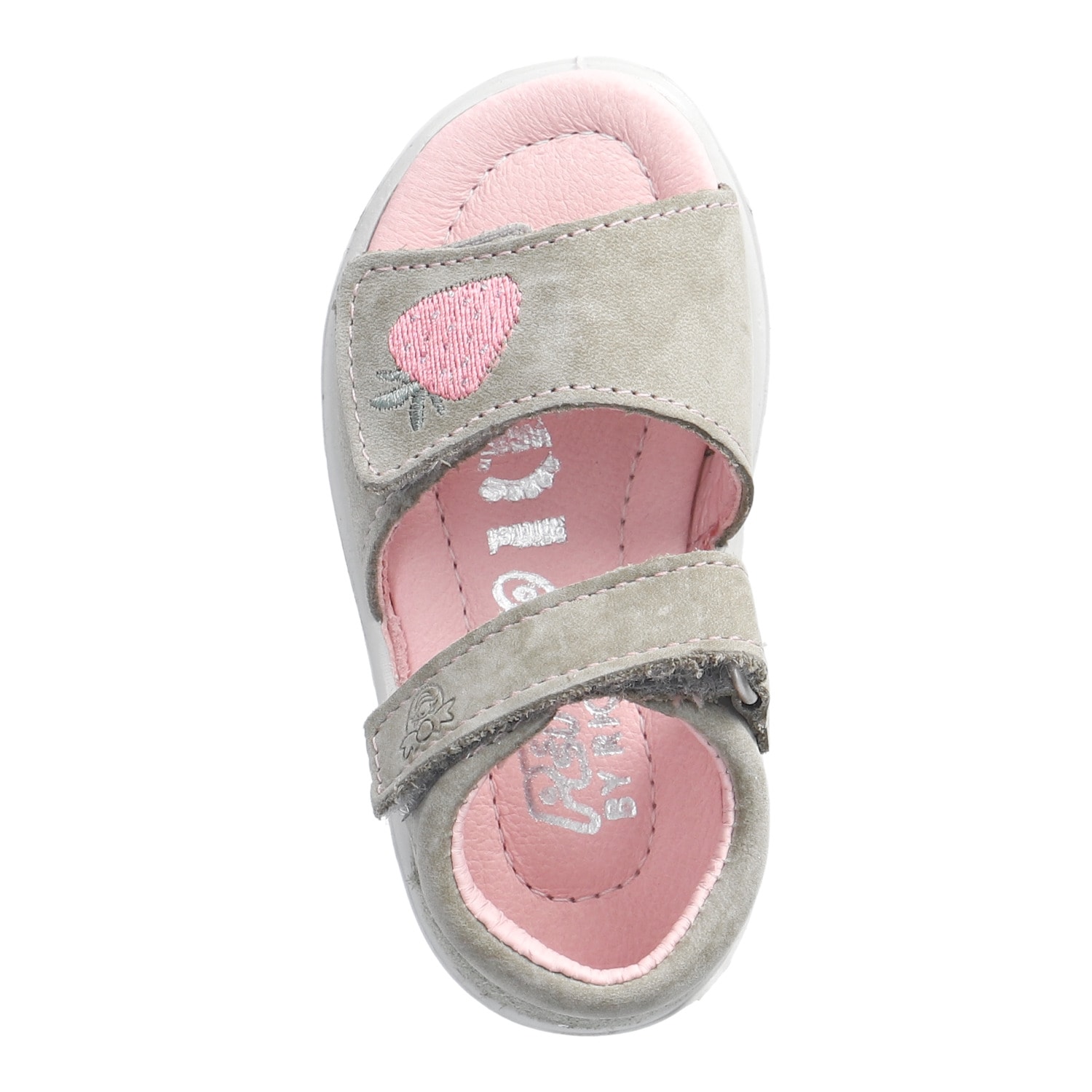 PEPINO by RICOSTA Lauflernschuh »Mimi WMS: mittel«  Sandalette mit Klett und Stickerei, Größenschablone zum Download