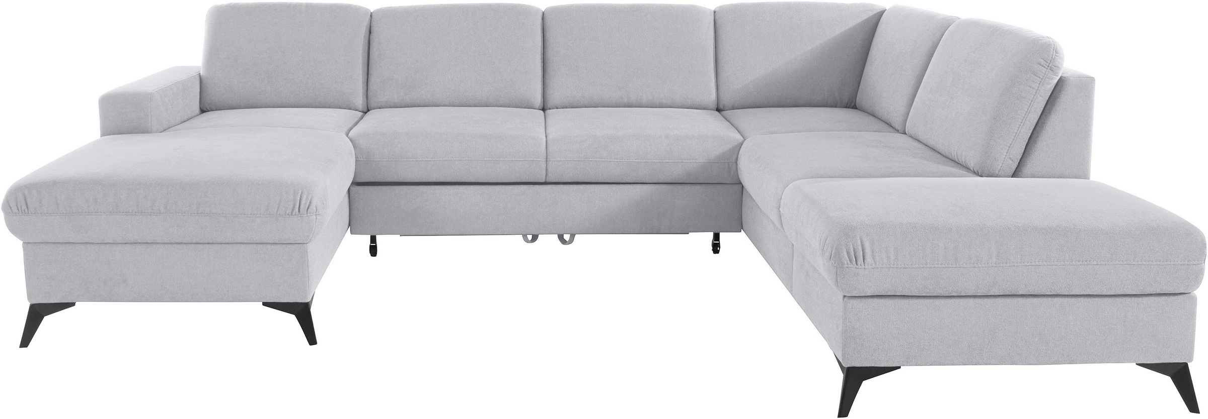 Home affaire Wohnlandschaft "Lolland U-Form" Wahlweise mit Bettfunktion und günstig online kaufen