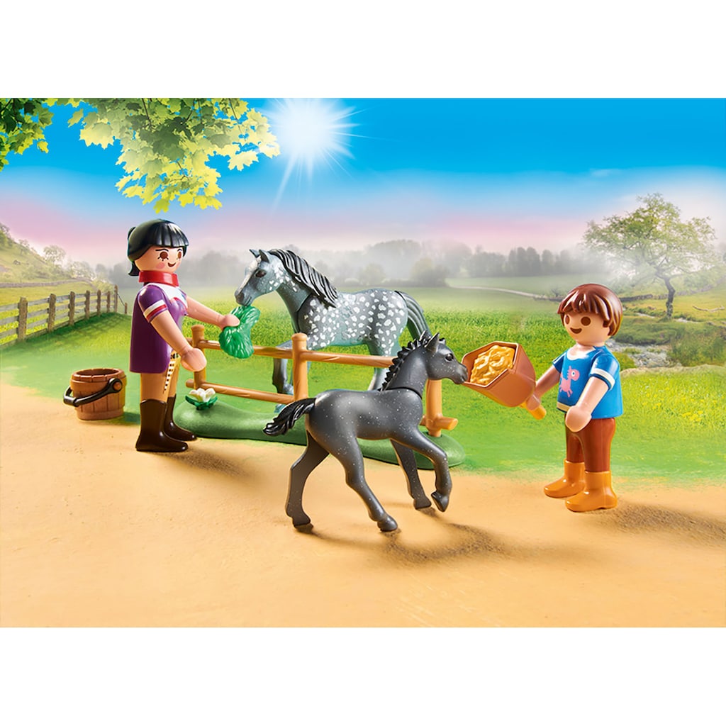 Playmobil® Konstruktions-Spielset »Pony-Café (70519), Country«, (77 St.)