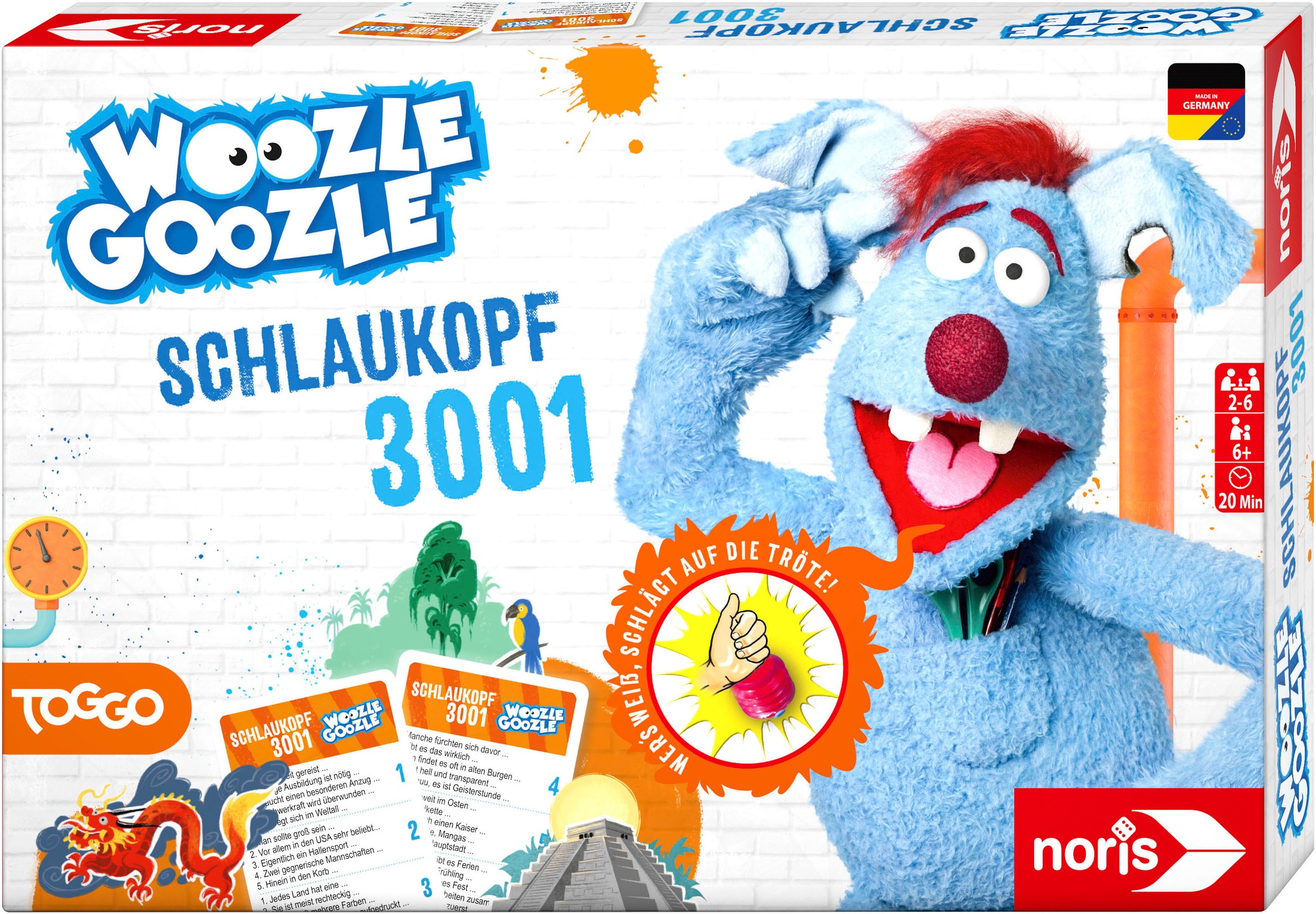 Noris Spiel »Woozle Goozle, Schlaukopf«, Made in Germany