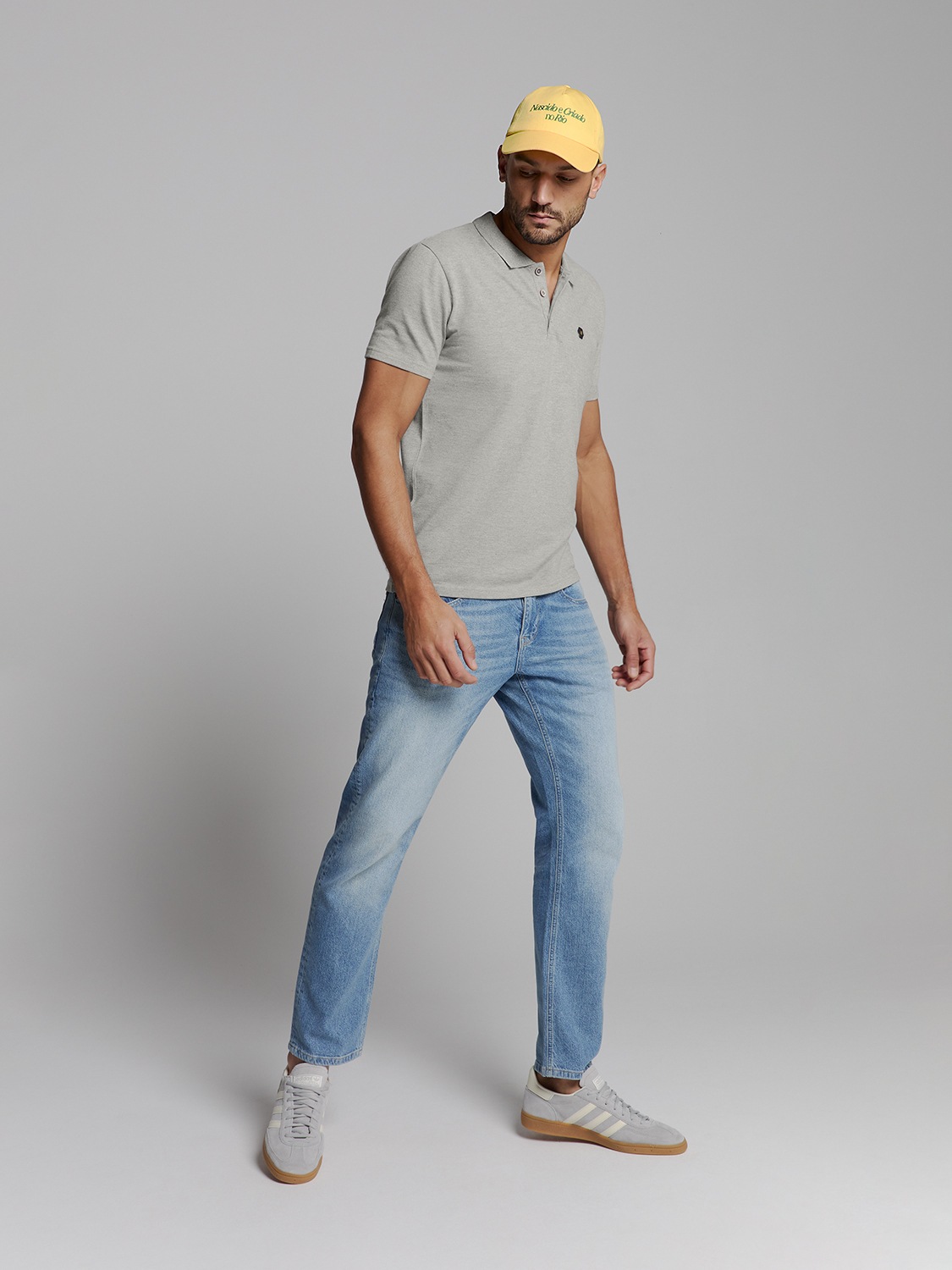 NO EXCESS Poloshirt »No Excess Poloshirt Polo Melange«