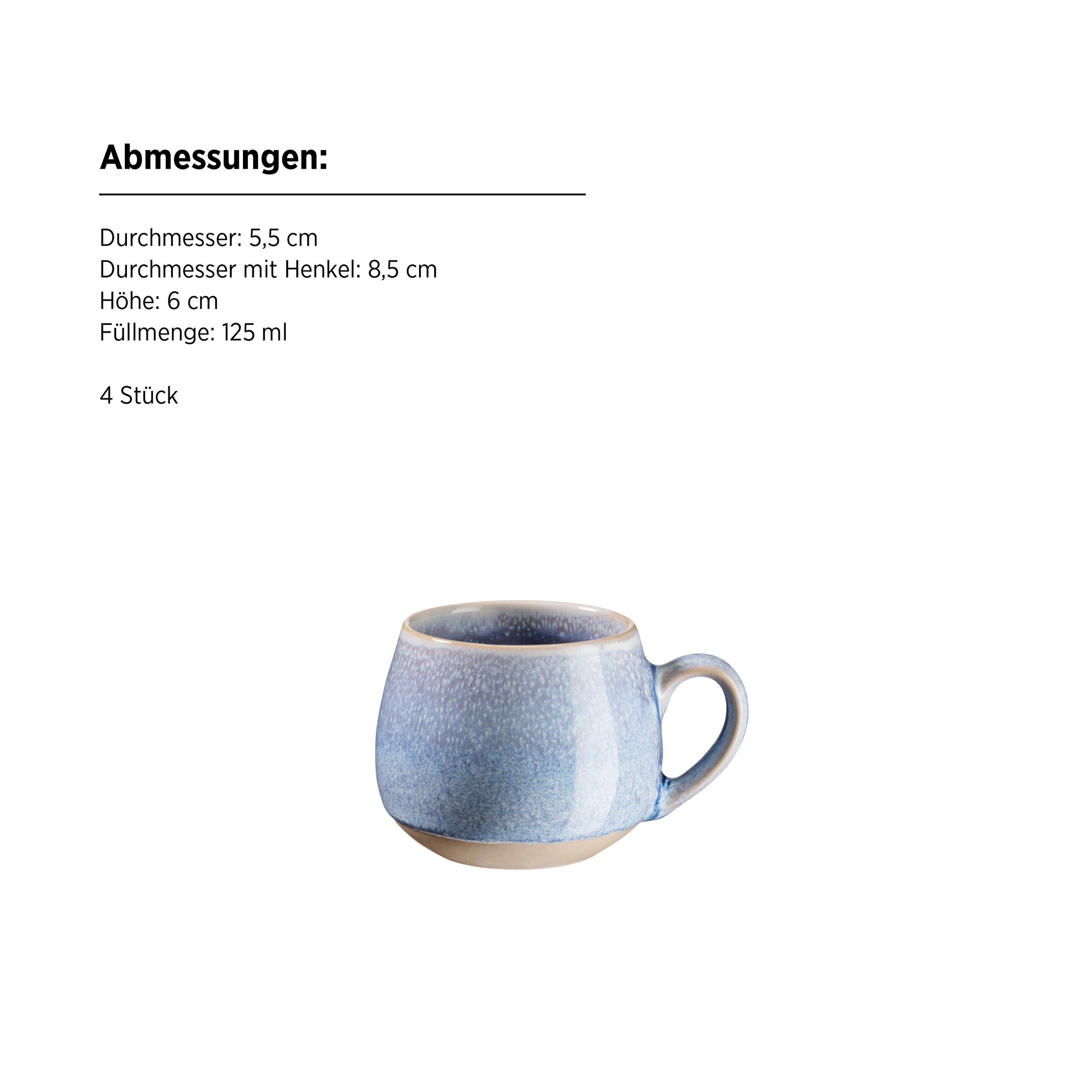 MÄSER Frühstücks-Geschirrset »Aquata« Geschirr-Set, Service