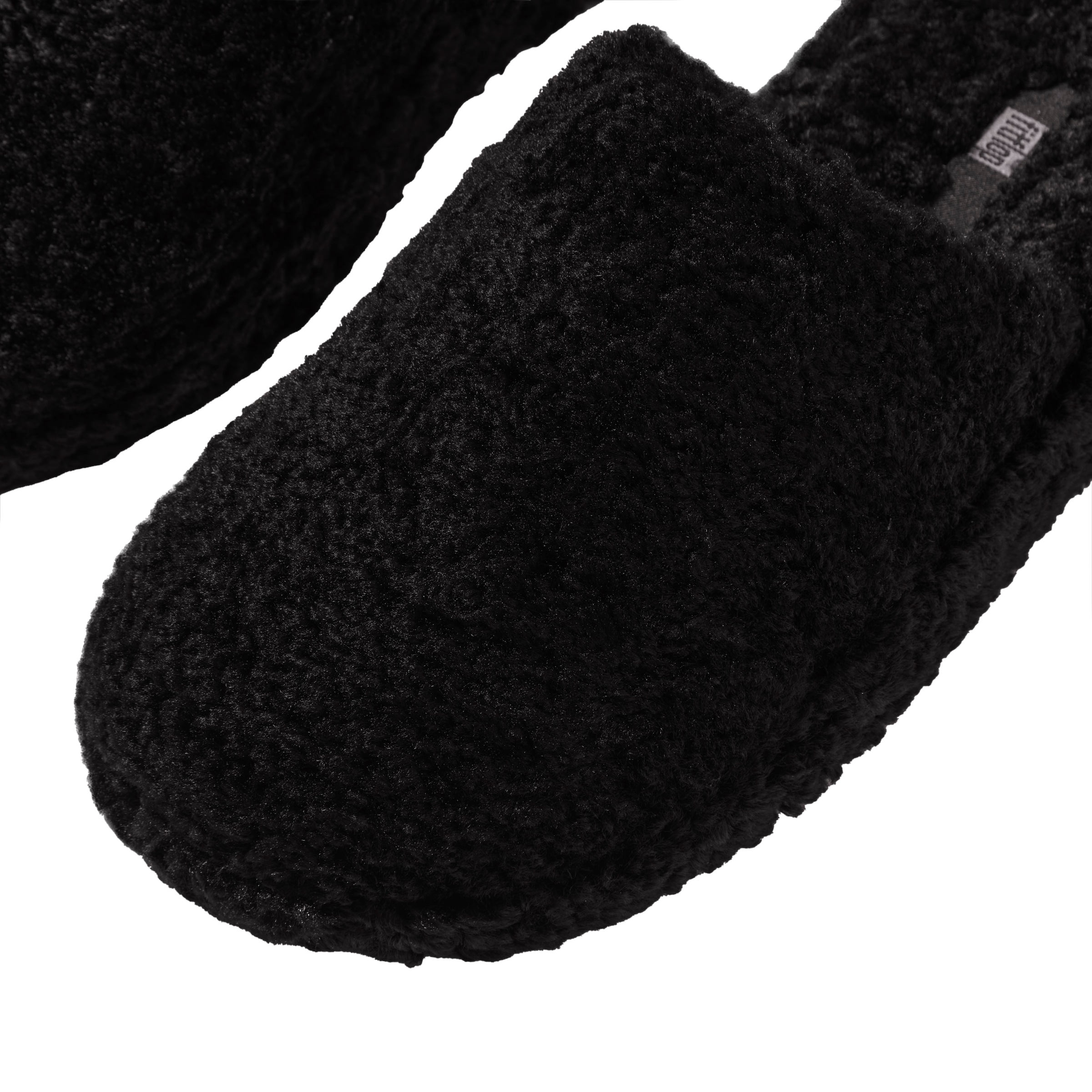 Fitflop Pantoffel »iQUSHION D-LUXE PADDED TEDDY SLIPPER MULES«, Hausschuh, Clog mit Warmfutter